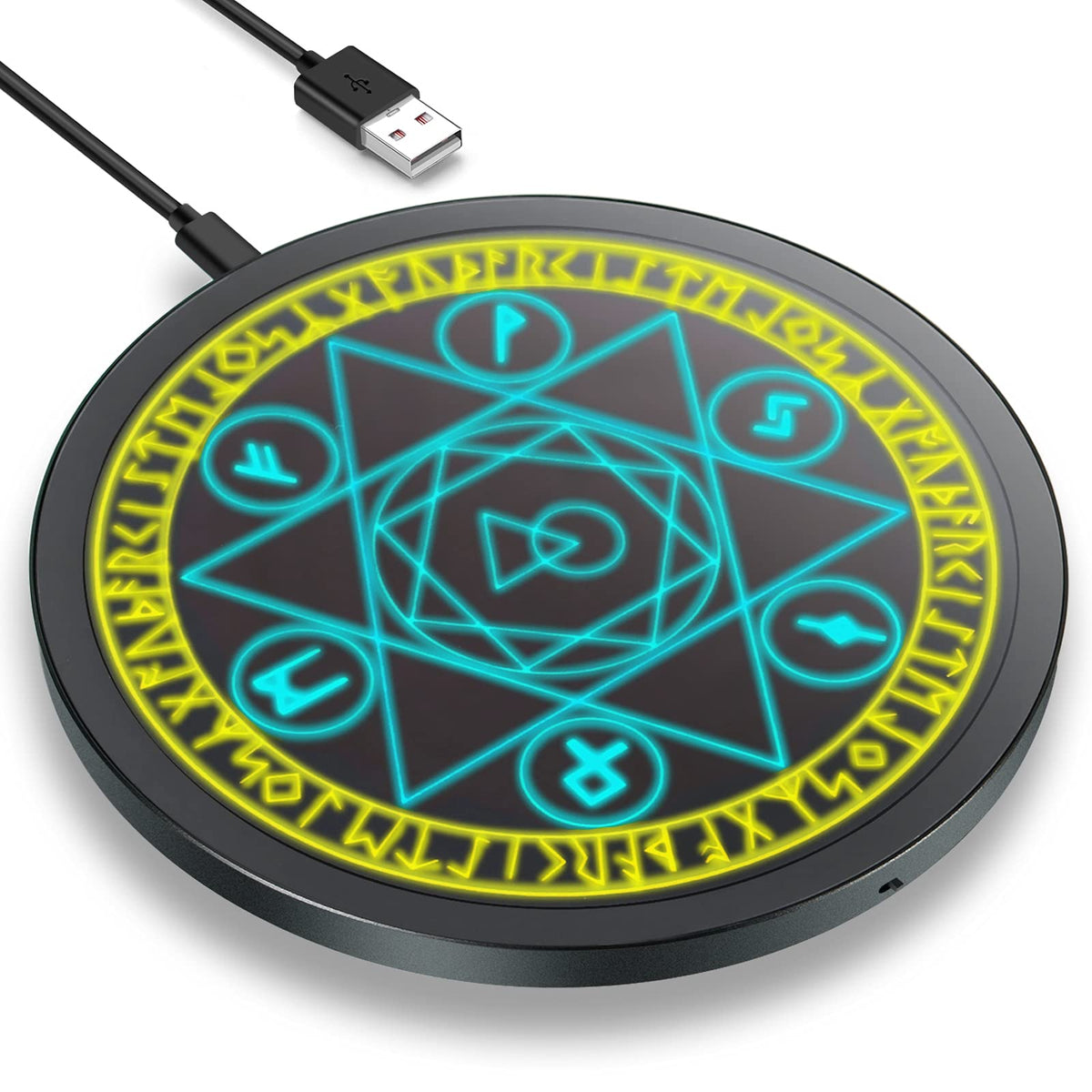 Wireless Charger Magic Qi 15W Wireless Charging Pad,Compatible With Iphone 12 1111 Pro11 Pro Maxxs Maxxrxsx88 Plus,Fast Charging