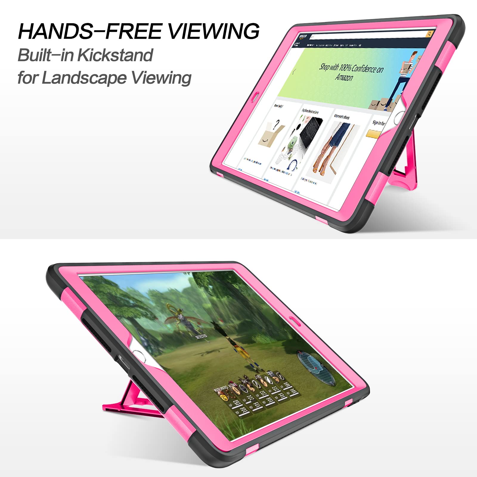 Bentoben For Ipad 9Th Generation Case, Ipad 8Th Generation Case, Ipad 7Th Generation Case, Ipad 10.2 2021/2020/2019 Case, Glitte