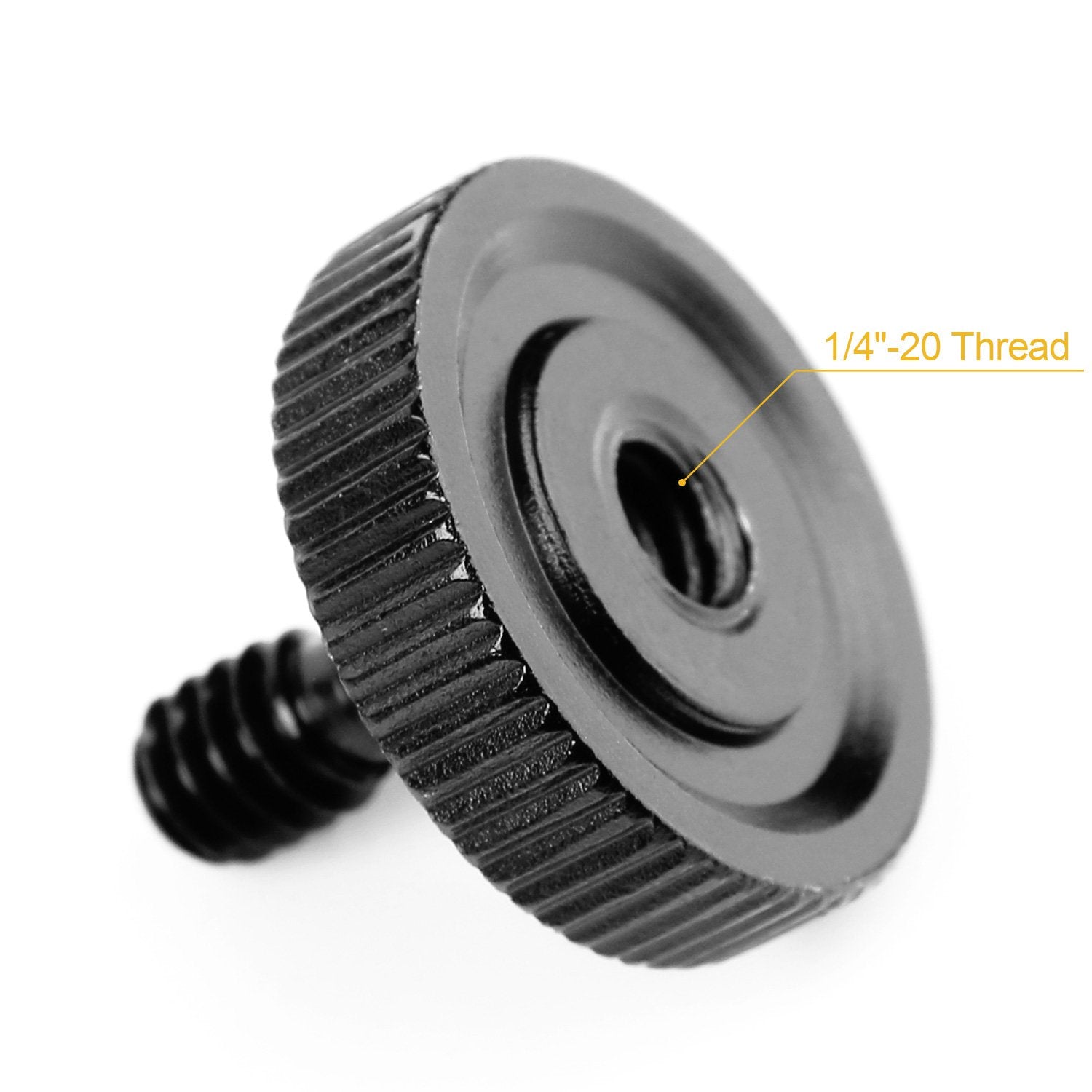 Chromlives Thumb Screw Tripod Screw Camera Quick Release 1/4'' Thumbscrew L Bracket Screw Mount Adapter With Bottom 1/4'' 20 Fem