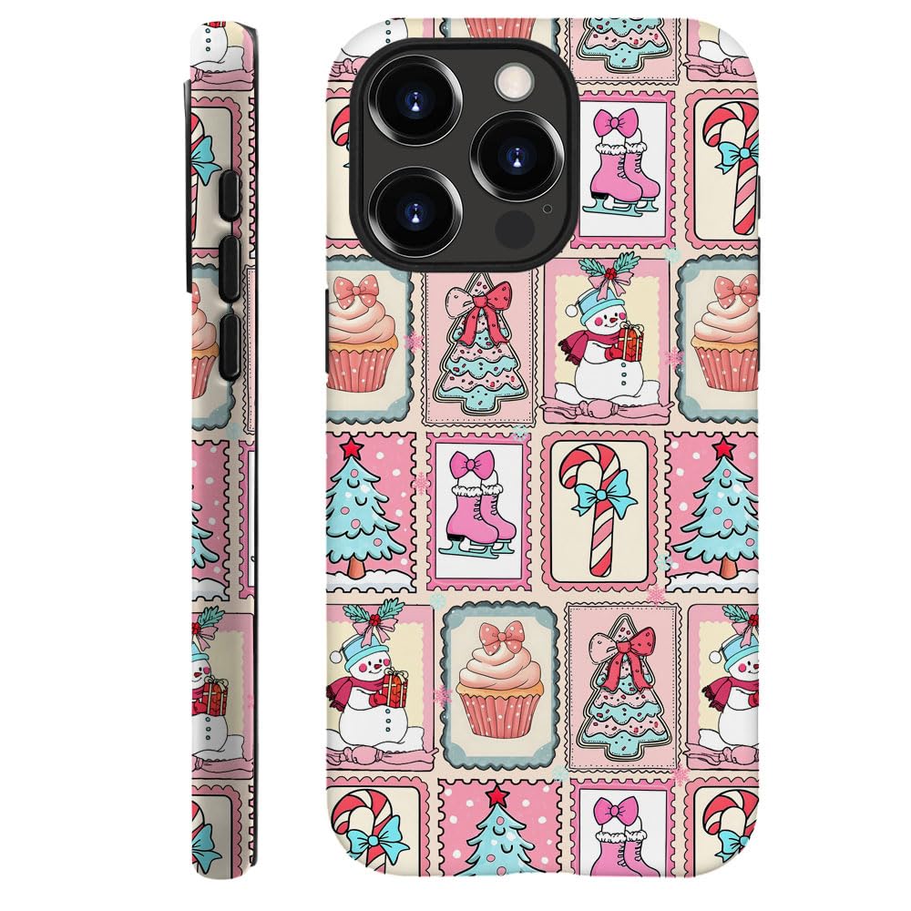 DAIZAG Case Compatible with iPhone 11 Pro Max,Durable Shock Protection Cover for Girl Women,Christmas Tree Cute Snowman