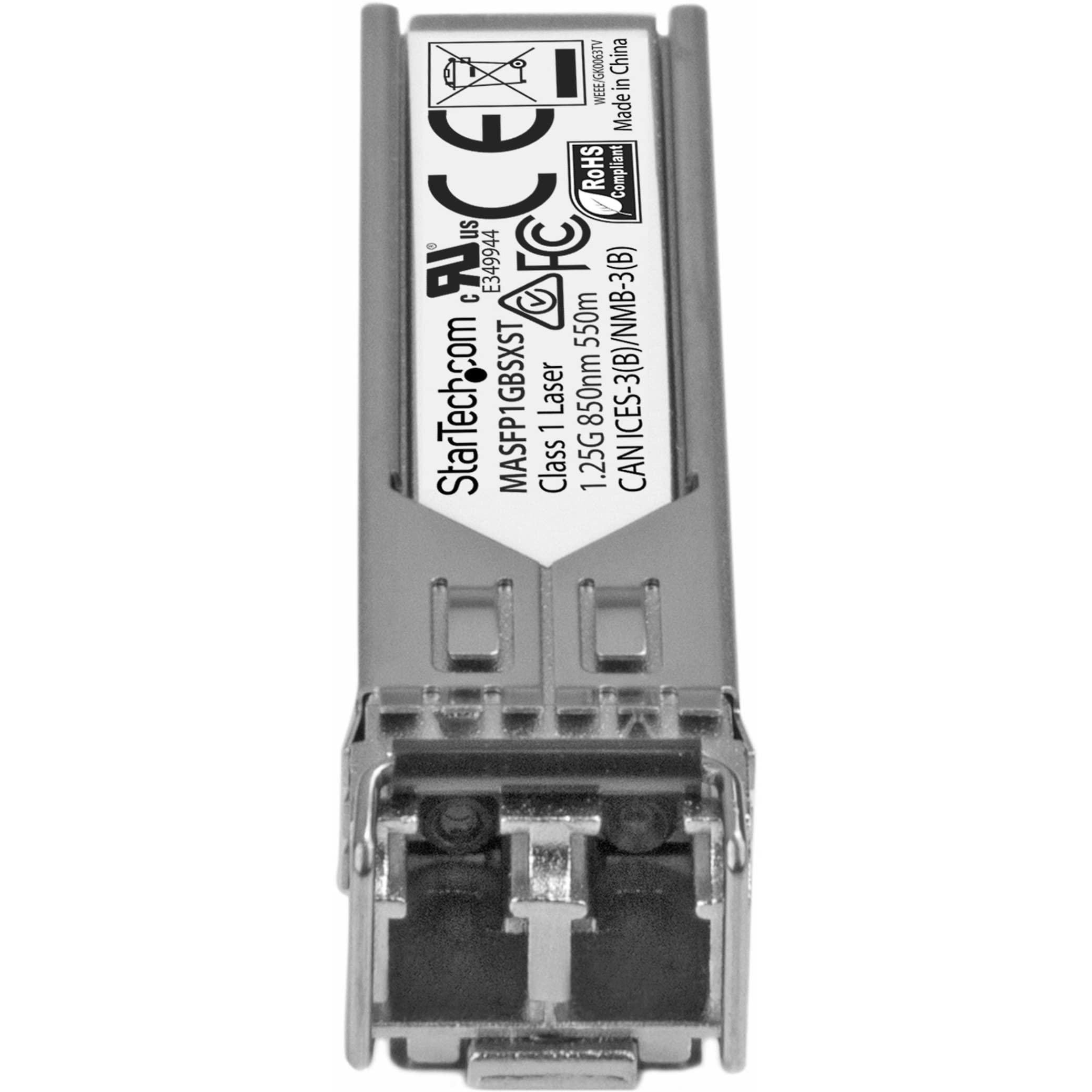Startech.Com Cisco Meraki Ma Sfp 1Gb Sx Compatible Sfp Module   1000Base Sx   1Gbe Mmf Optic Transceiver   Lc 550M   850Nm   Ddm