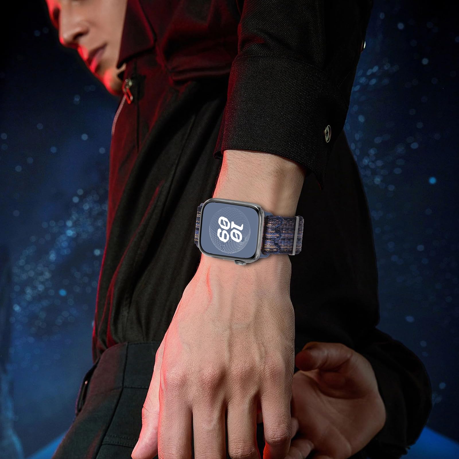 Gz Gzhisy Sport Loop Nylon Band Compatible With Apple Watch Band 38Mm 40Mm 41Mm 42Mm 44Mm 45Mm 49Mm Ultra 2 Iwatch Series 9 8 7