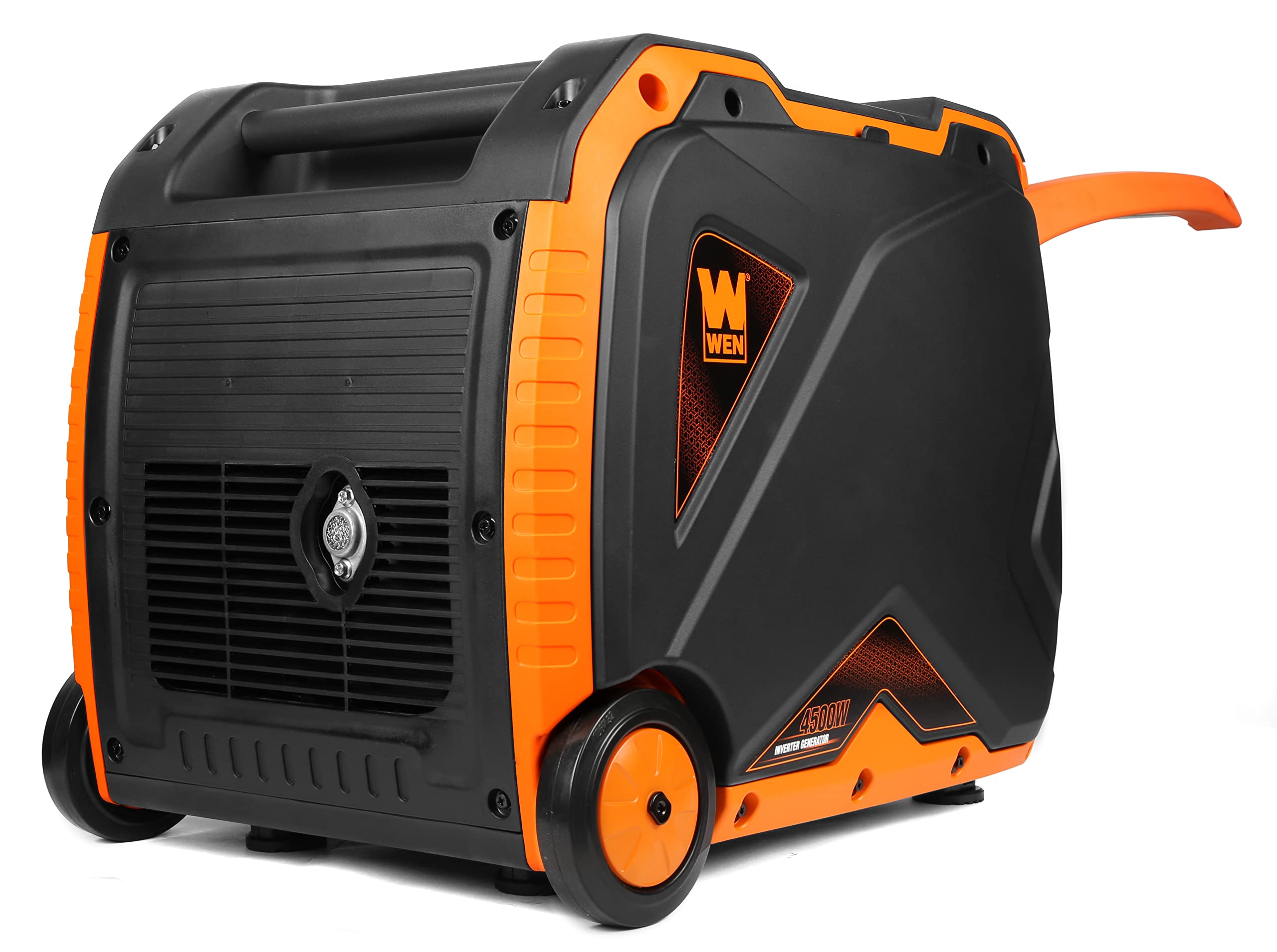 Wen 56450I Super Quiet 4500 Watt Rv Ready Portable Inverter Generator With Fuel Shut Off
