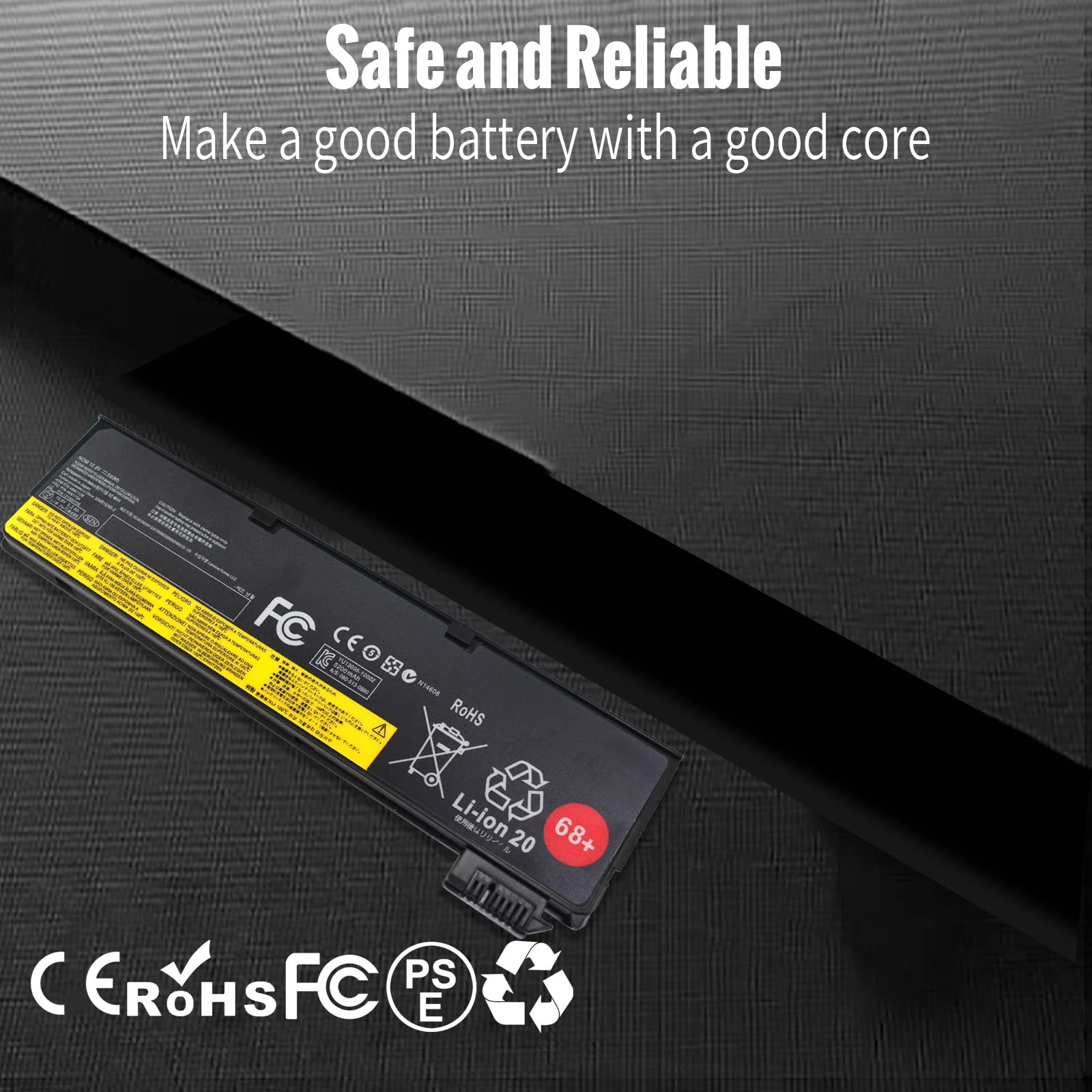 Shyarweyy Laptop Battery 58Wh 10.8V for Lenovo ThinkPad X240 T440 T450 T460 T550 X250 X260 X270 0C52861