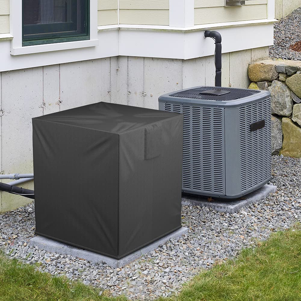 Bewave Air Conditioner Cover For Outside Units, Waterproof Durable Duty Outdoor Square Air Condition Covers Fits Up To 34X34X30
