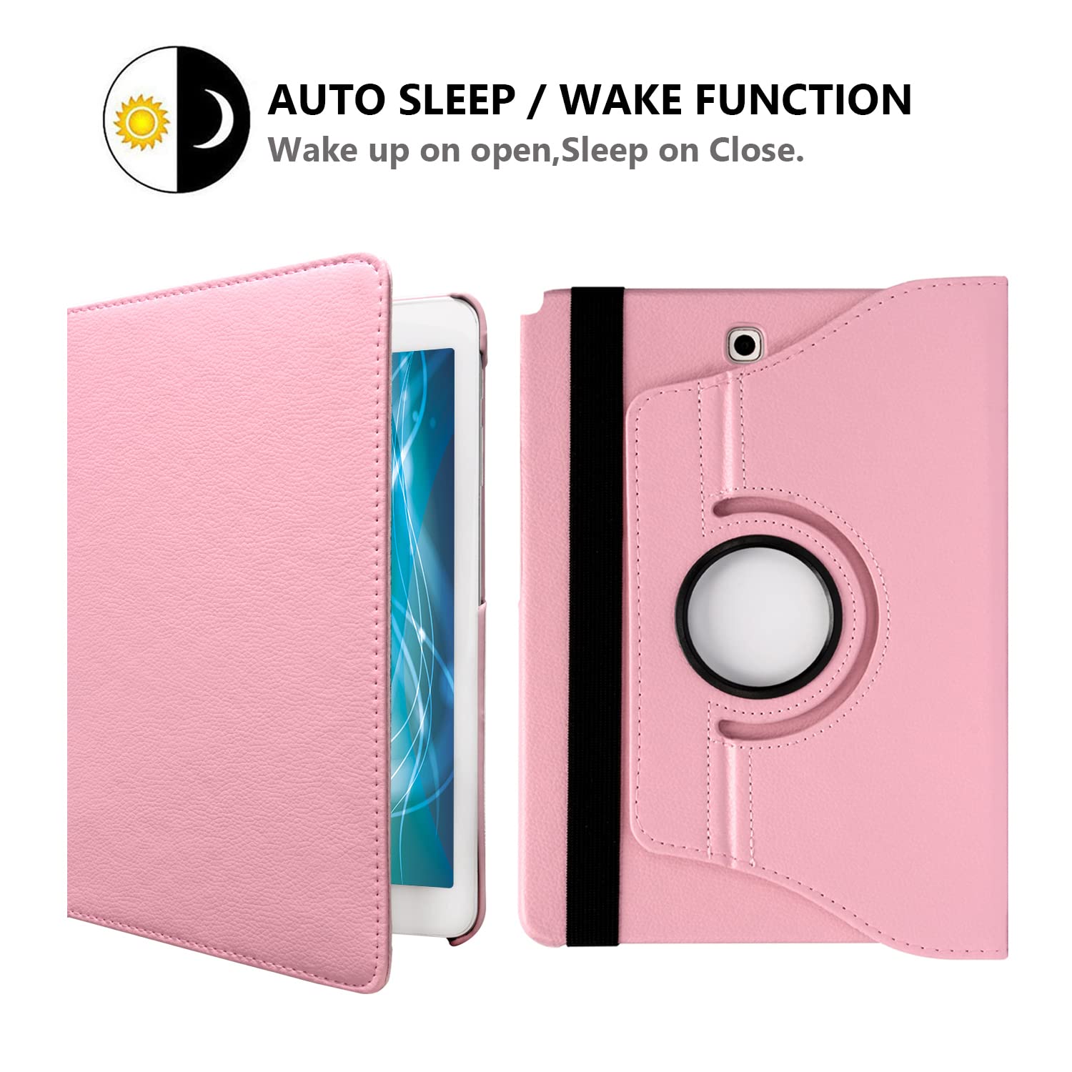 Case For Samsung Galaxy Tab A 8.0 Inch 2015 (Sm T350 T351 T355 Sm P350 P355)   360 Degree Rotating Stand Case Smart Protective C