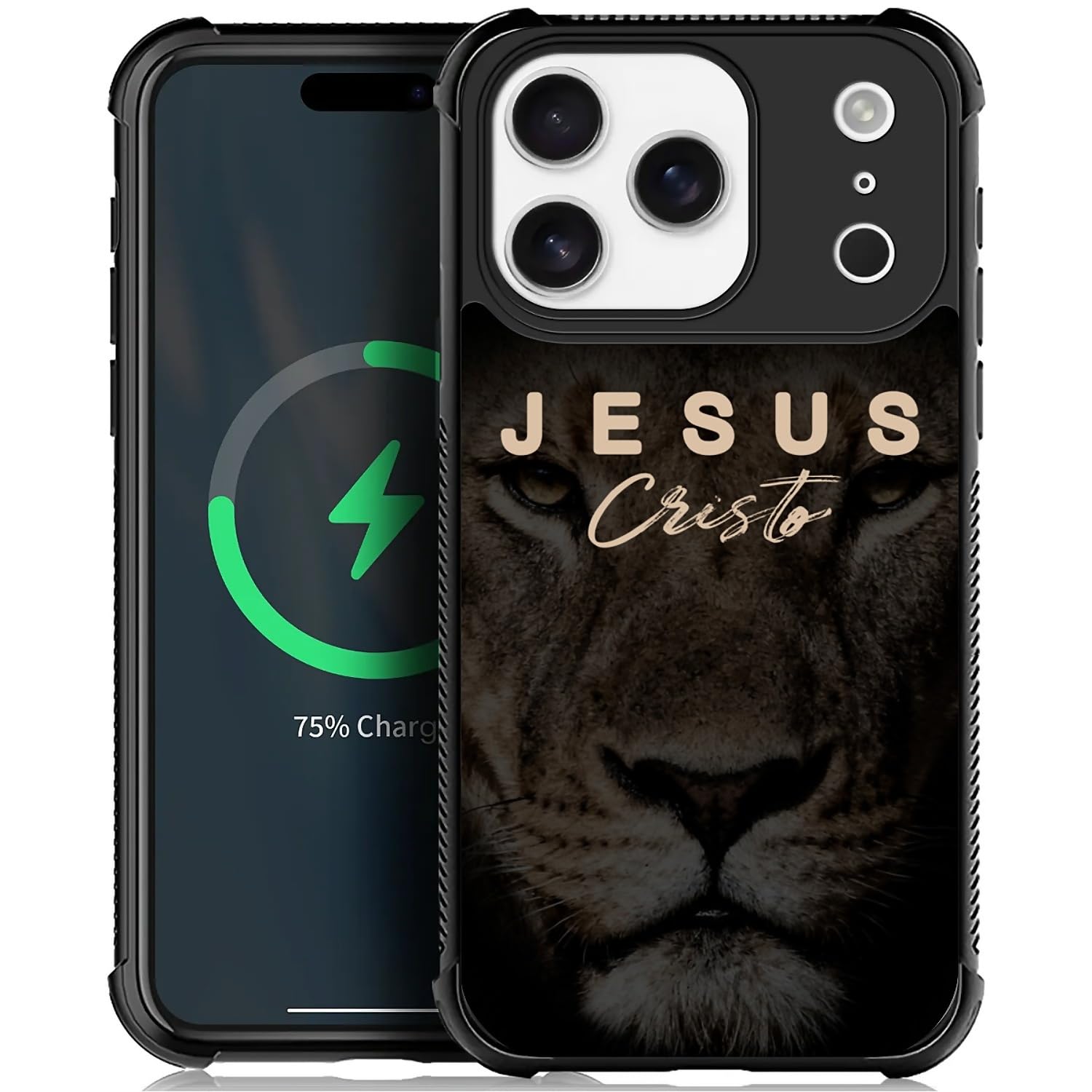 Deaorew for iPhone 17 Pro Case | Compatible with MagSafe | Classic Slim Cover Design | Jesus Lion