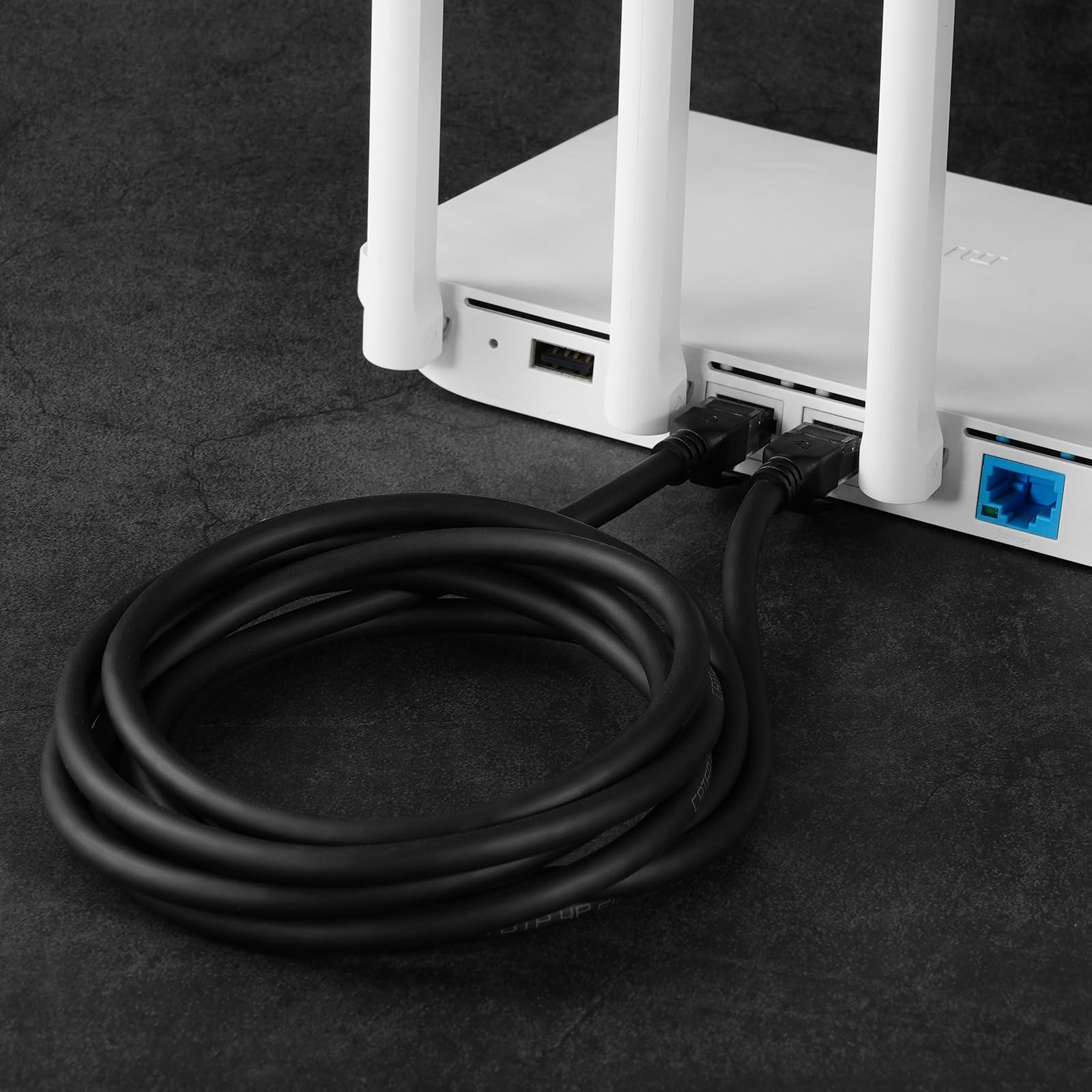 Dutevolns Ligiud Silicone Cat 6 Ethernet Cable 30 Feet, Ultra Flexible Cat 6A Rj45 Cable, Soft Gigabit Lan Cord For Mac, Pc, Rou