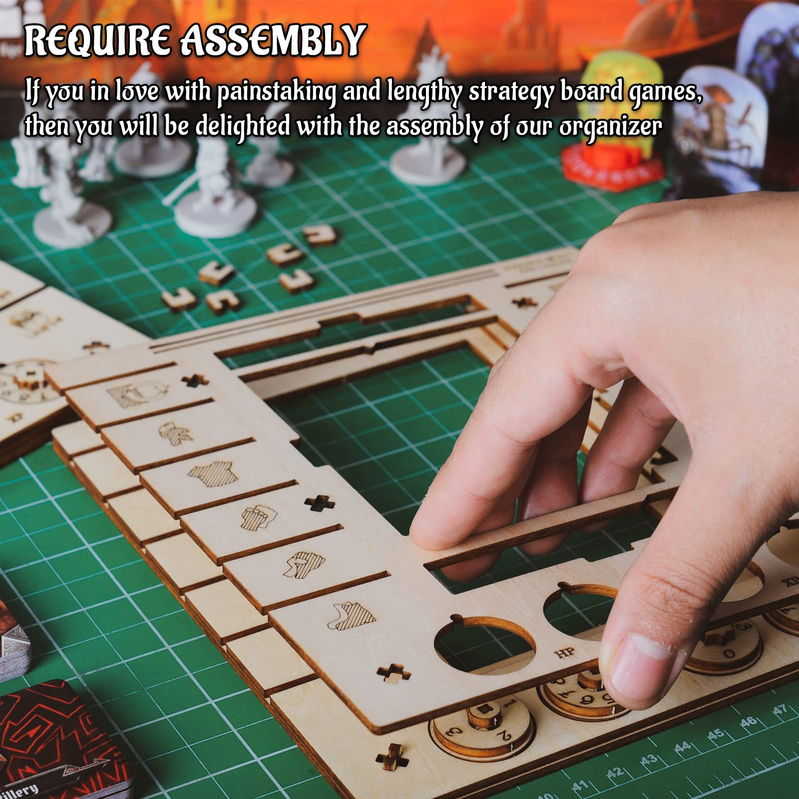 Jotl Player Character Dashboard With Hp & Xp Dial Trackers Set Of 2 Birch Plywood Hero Organizer Saving Your Table Space Great F