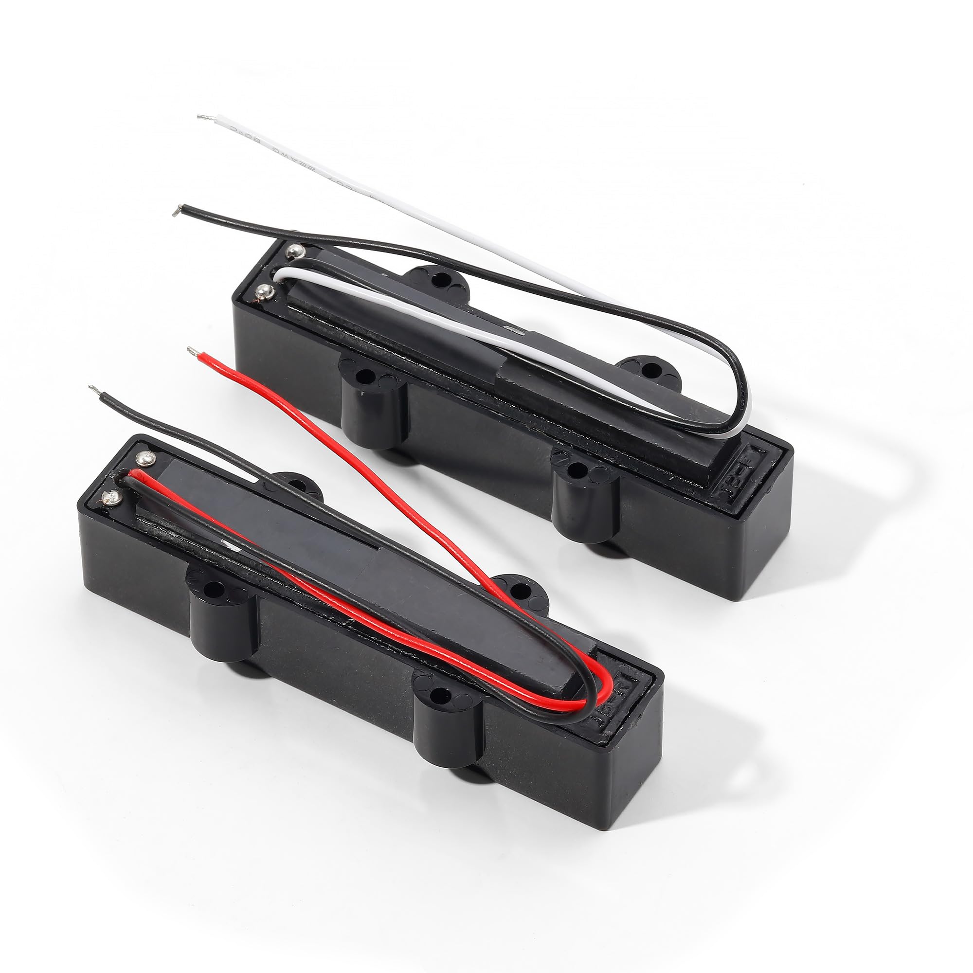 Wilkinson Bass Pickup Wojb Ceramic 4 Strings Jazz Bass Neck&Bridge Pickups Set For Jb Style Bass Guitar(Wojb)