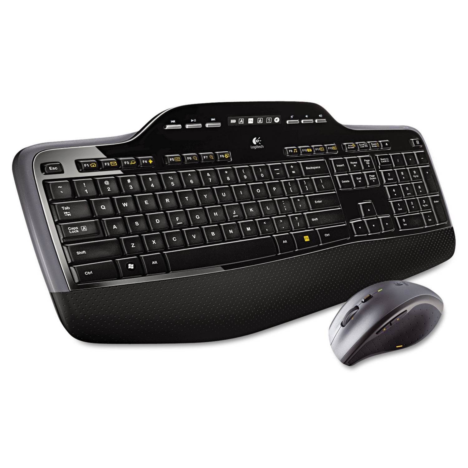 Logitech 920002416 Mk710 Wireless Desktop Set, Keyboard/Mouse, Usb, Black (Log920002416)