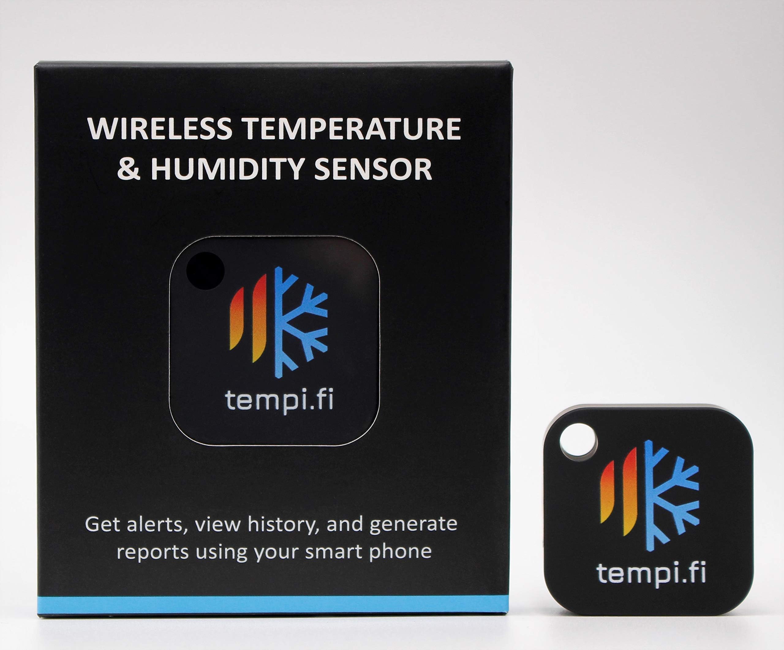 Tempi.Fi Wireless Temperature And Humidity Sensor - Developed In The Usa - 24/7 Data Logger With Alarm - Bluetooth Smart Thermom