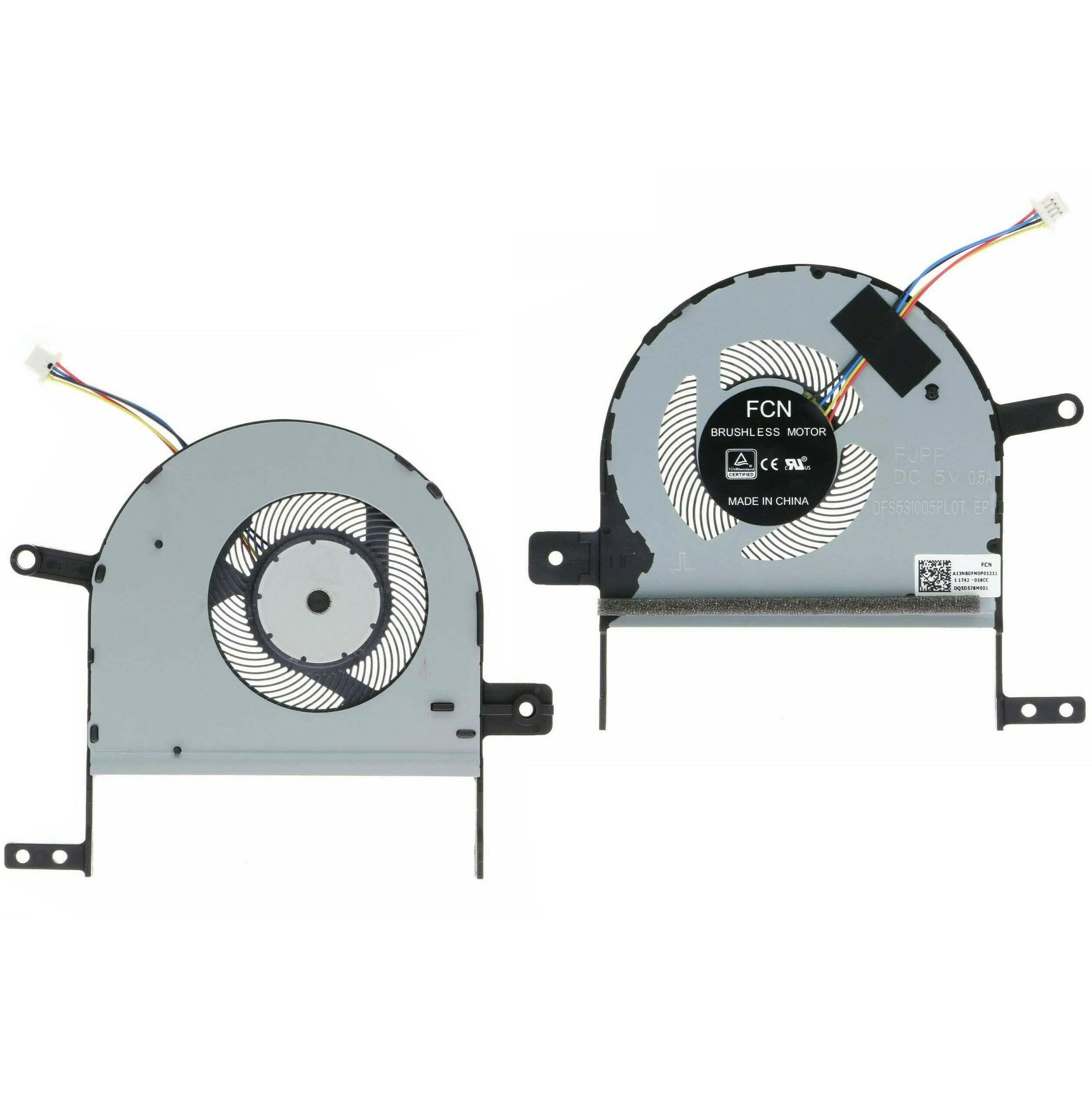 Fleshy Leaf CPU Cooling Fan Replacement for Asus S15 S510 S510U S510UA S510UQ S510UN F510U F510UA X510 X510U X510UA X510UN X510U