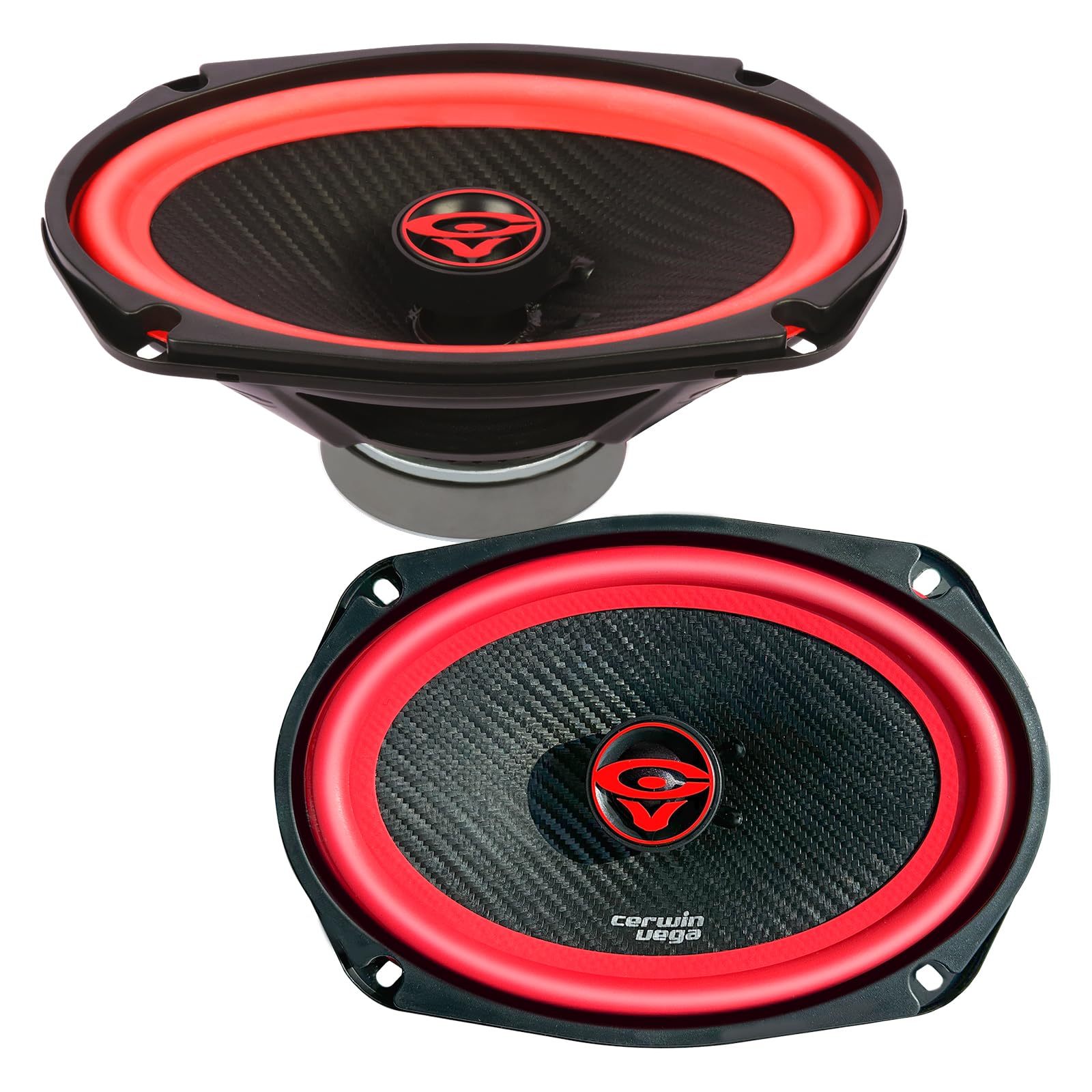 CERWIN-VEGA! V69 6 9 VEGA 2-Way 420 Watts 4 Ohm Copaxial Full Range Speakers(Pair)
