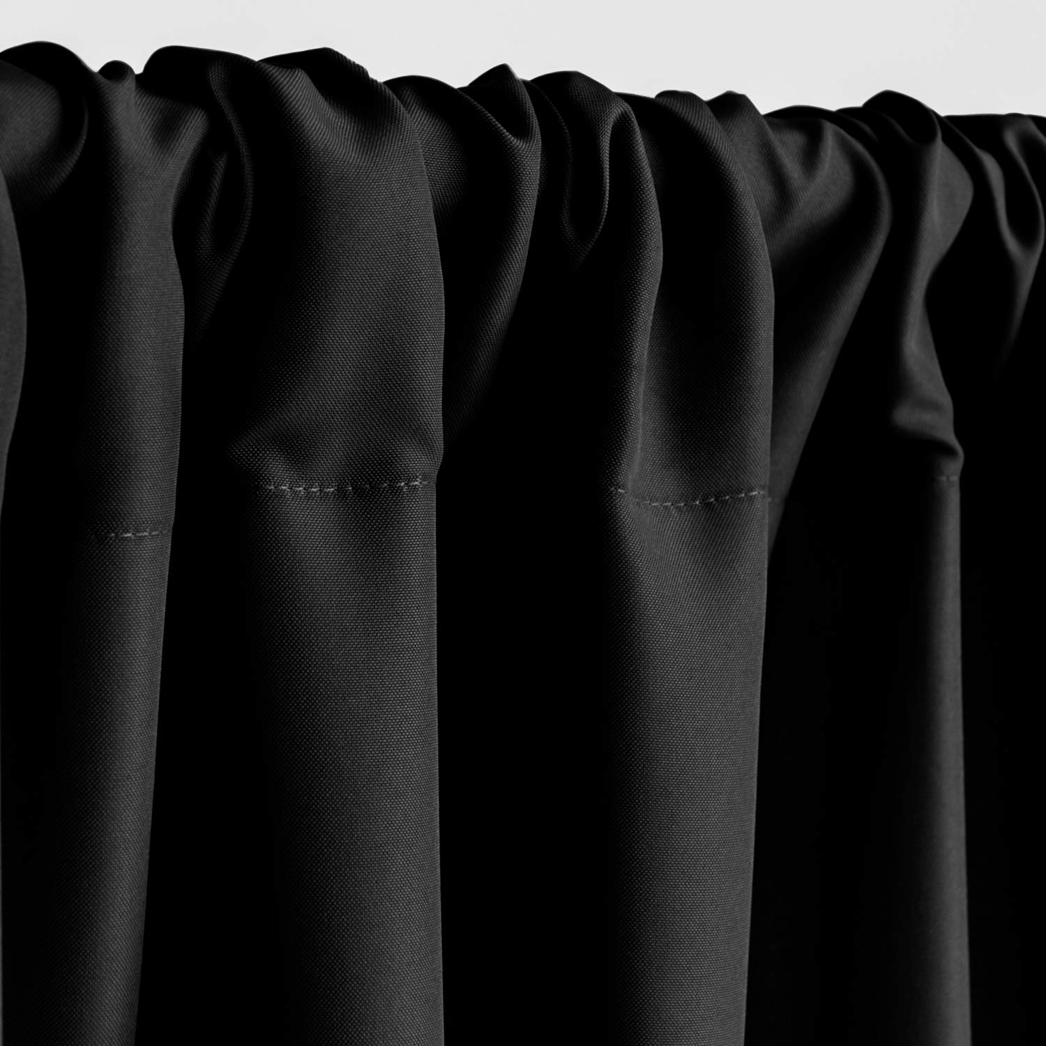 Hiasan Black Backdrop Curtains For Parties, Polyester Photography Backdrop Drapes For Family Gatherings, Wedding Decorations, 5F