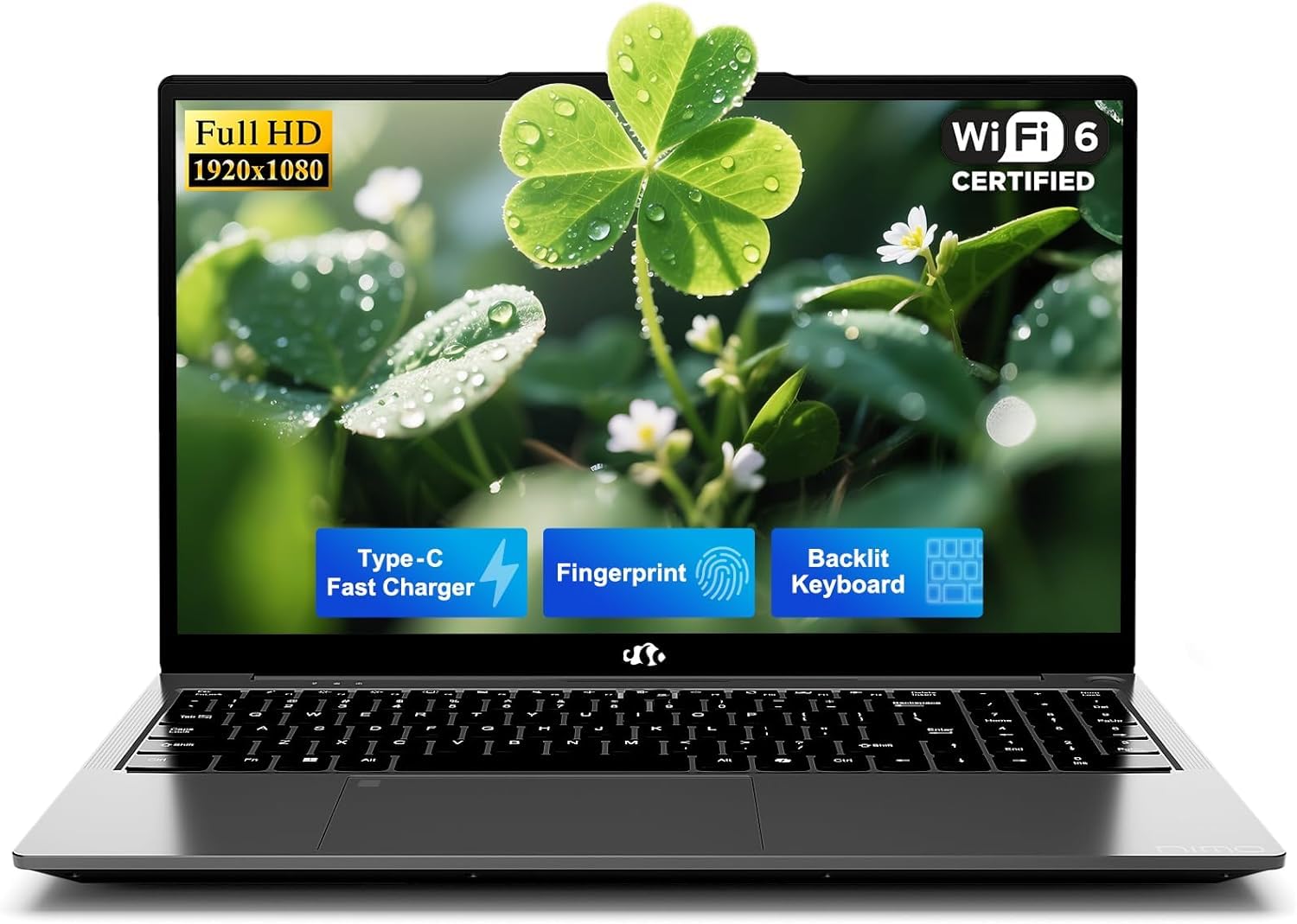 NIMO 15.6 IPS FHD-Student-Laptop, 16GB RAM 512GB SSD Intel N150(Beat to i3-10110U, 4 Cores Up to 3.6GHz) Computer with 2 Years W