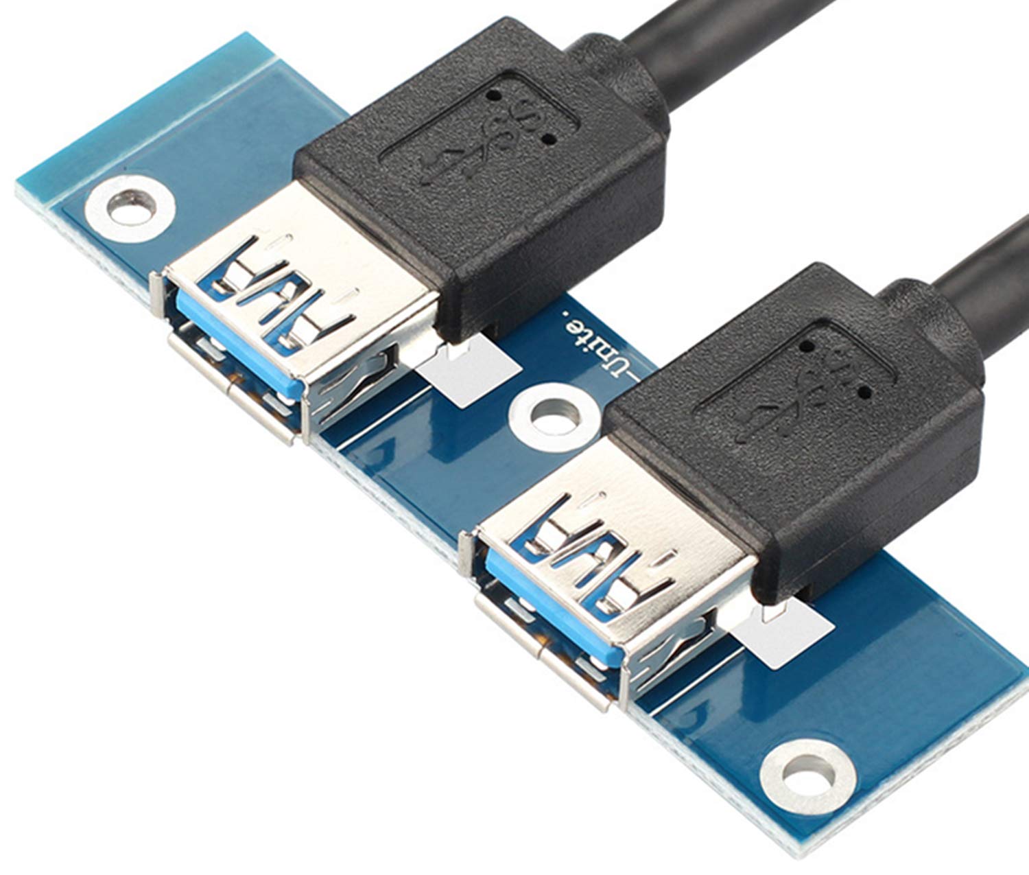 Excelity 2 Ports Usb 3.0 Front Panel Floppy Disk Bay 20 Pin Hub Bracket