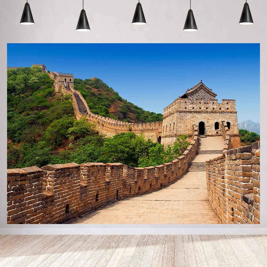 China Great Wall Backdrop For Party Decorations Meetsioy 7X5Ft World Famous Architecture Backdrop Great Wall Of China Vintage Br
