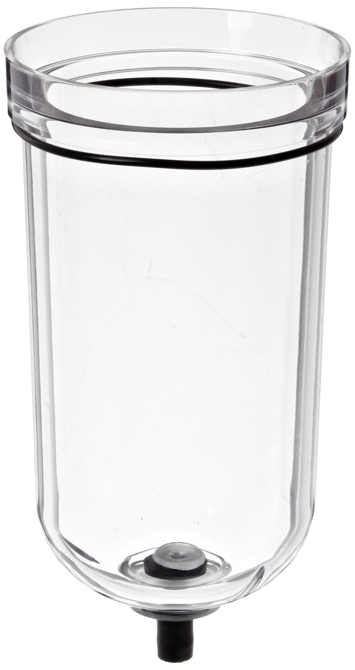 Dixon Frp 96 315 Plastic Bowl With Flex Tip Drain, For Wilkerson Series F30 And M30 Filters