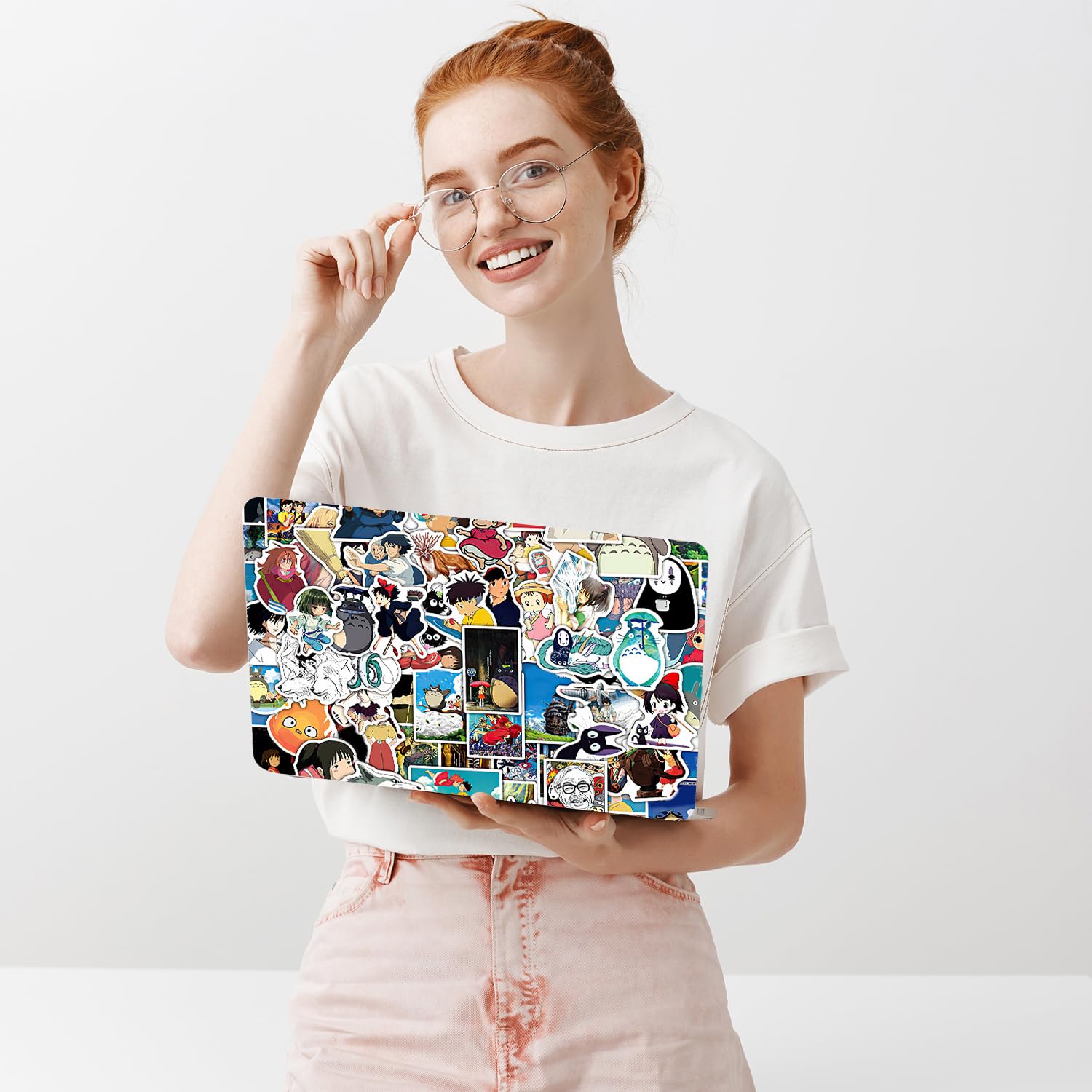 Pounchi Japanese Anime Stickers (200 Pcs) Cartoon Anime Stickers Merchandise Gifts For Party Supplies Decorations Laptop Water B