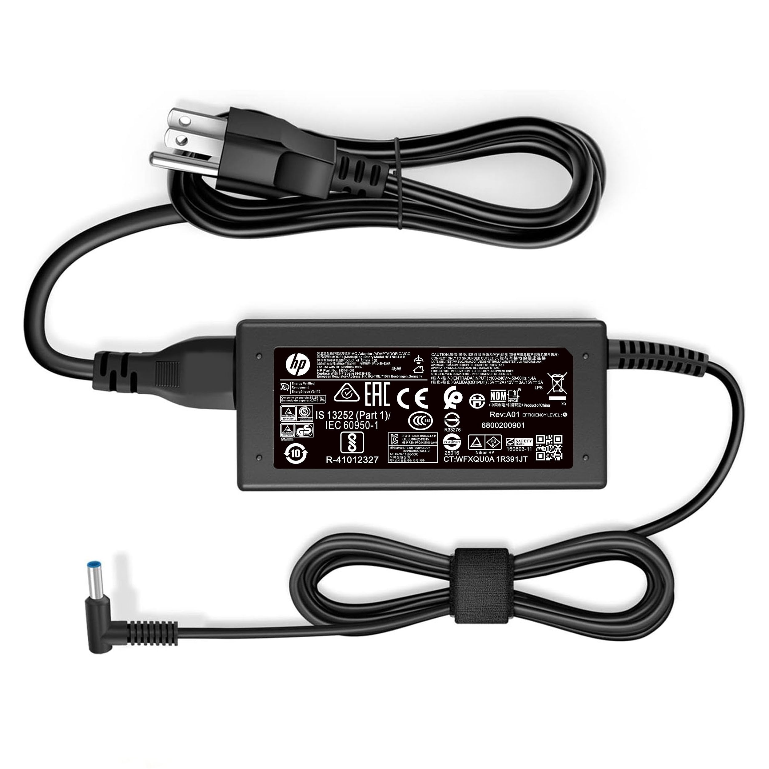 45W Charger Fit For Hp Notebook 15 Hp Stream 11 13 14 Hp Stream Series Tpn La15 Tpn Ca14 741727 001 19.5V 2.31A Laptop Power Ada