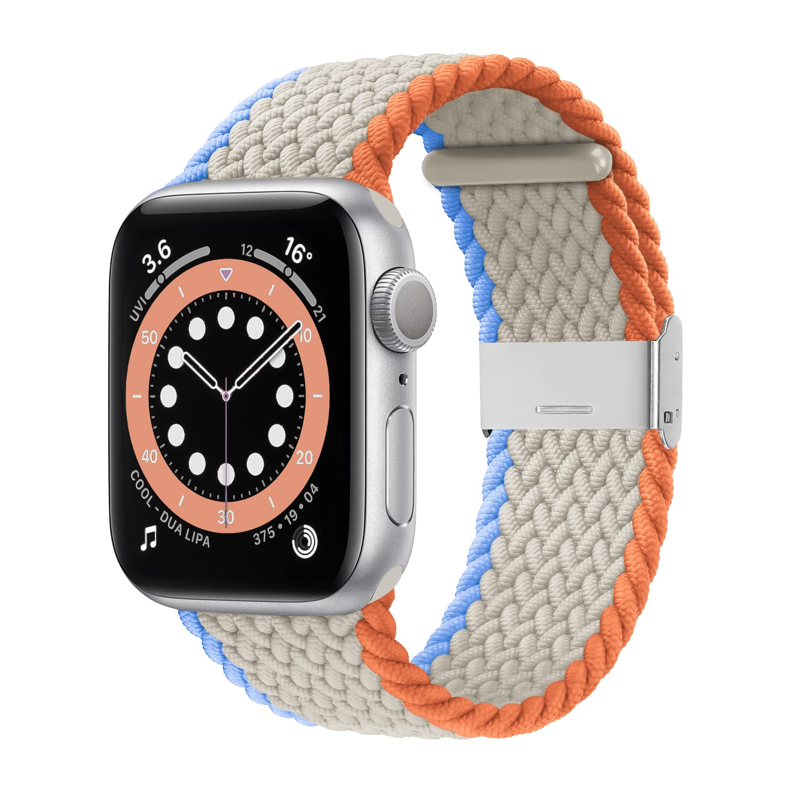 Bagoplus Compatible With Apple Watch Iwatch Bands 49Mm 38Mm 40Mm 41Mm 42Mm 44Mm 45Mm Women Men, Adjustable Braided Solo Loop Str