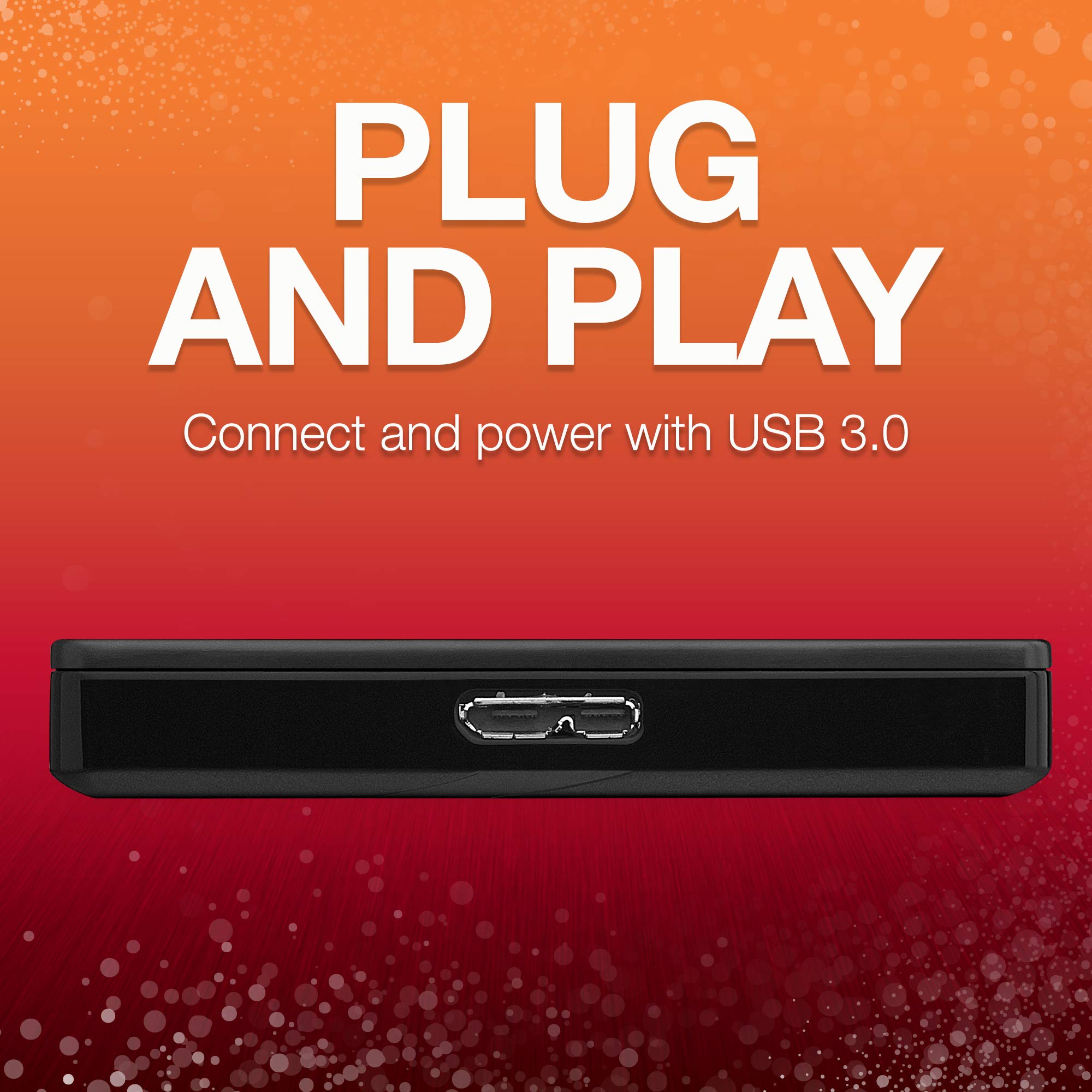 Seagate Backup Plus Slim 1TB External Hard Drive Portable HDD � Black USB 3.0 for PC Laptop and Mac, 2 Months Adobe CC Photography (STDR1000100)