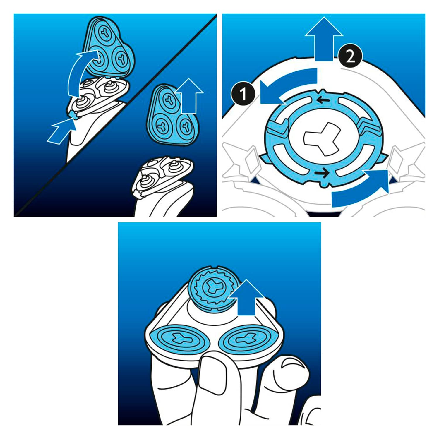 Philips Sh50/50 Replacement Blades For Series 5000 Electric Shavers