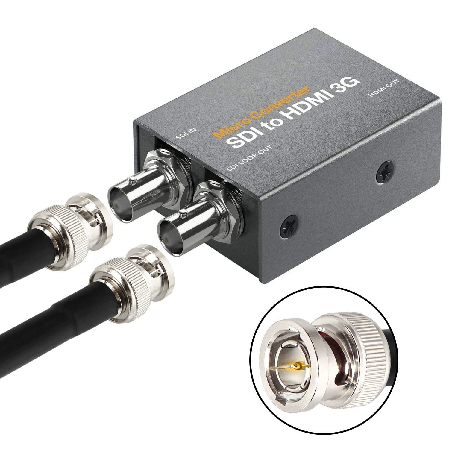 Xrds  Rf 50Ft Sdi Cable, Hd Sdi Cable Bnc To Bnc Digital Video Cable Rg59 Bnc Cable Supports Hd Sdi/3G/6G Sdi/4K/8K Sdi Video Ca