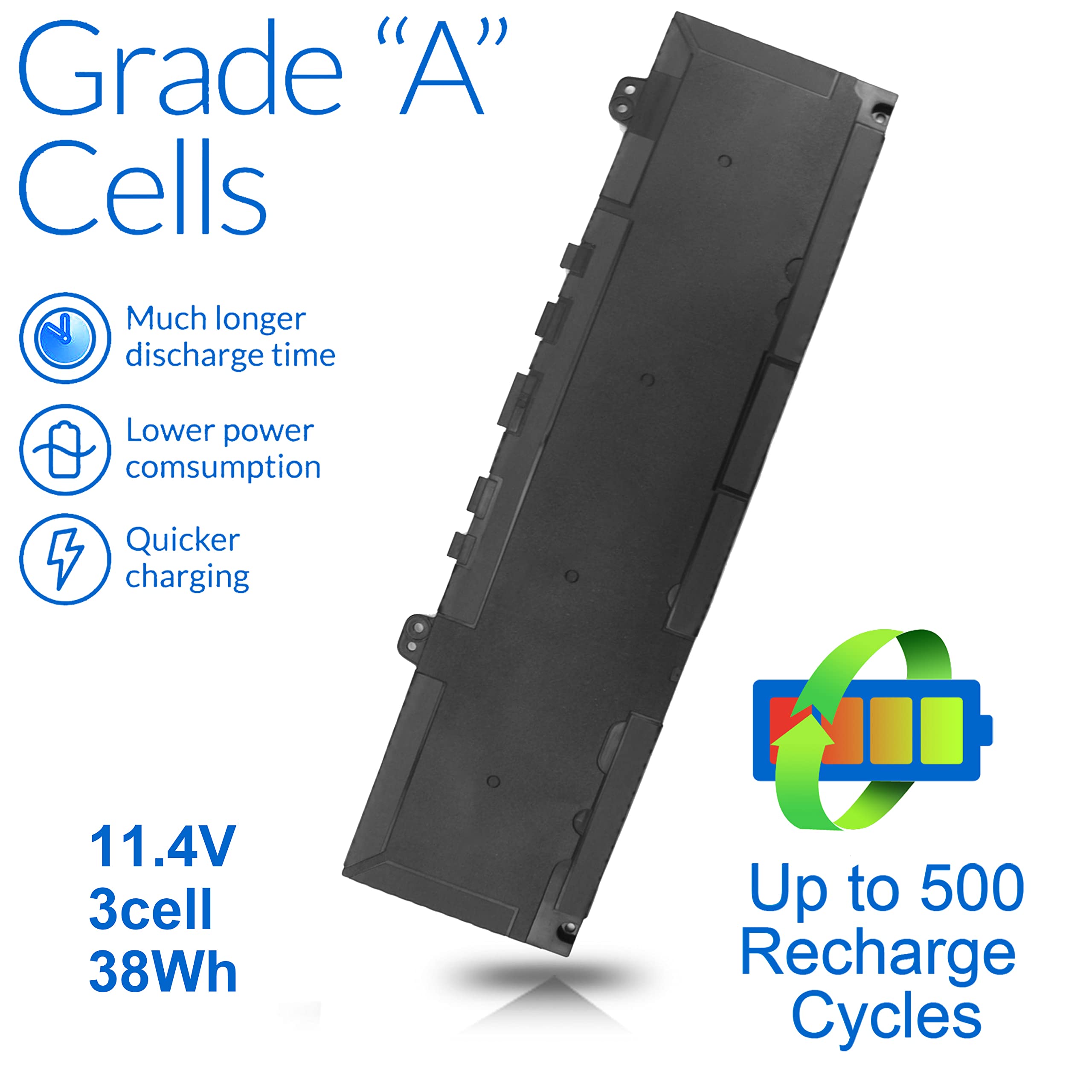 38Wh F62G0 Battery For Dell Inspiron 13 7000 7373 7386 7370 39Dy5 2 In 1 7380 5370 P83G P83G001 P91G P87G P91G001 P83G002 P87G00