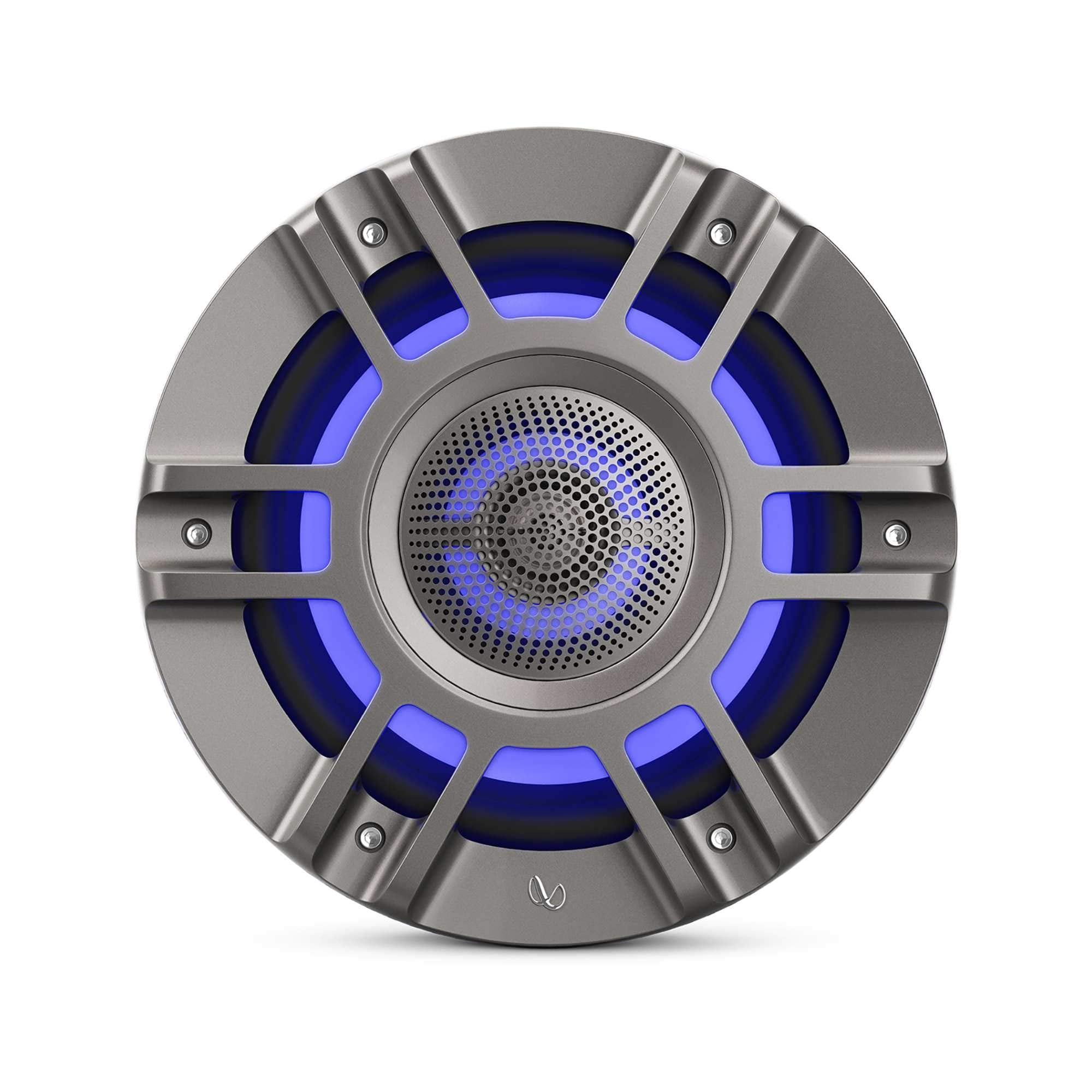 Infinity Kappa8135Mam - Kappa Marine Kappa8135M Titanium 8 Premium 3-Way Rgb Led Convertible Speakers