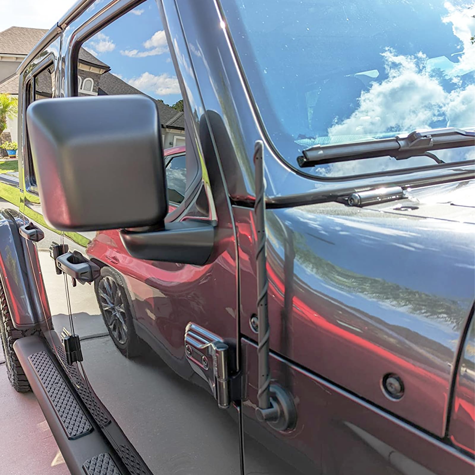 Short Antenna For Jeep Wrangler Gladiator Jl Jk 2007 2024, 13 Inch Jeep Radio Short Antenna Upgrade Jeep Accessories Jeep Gladia