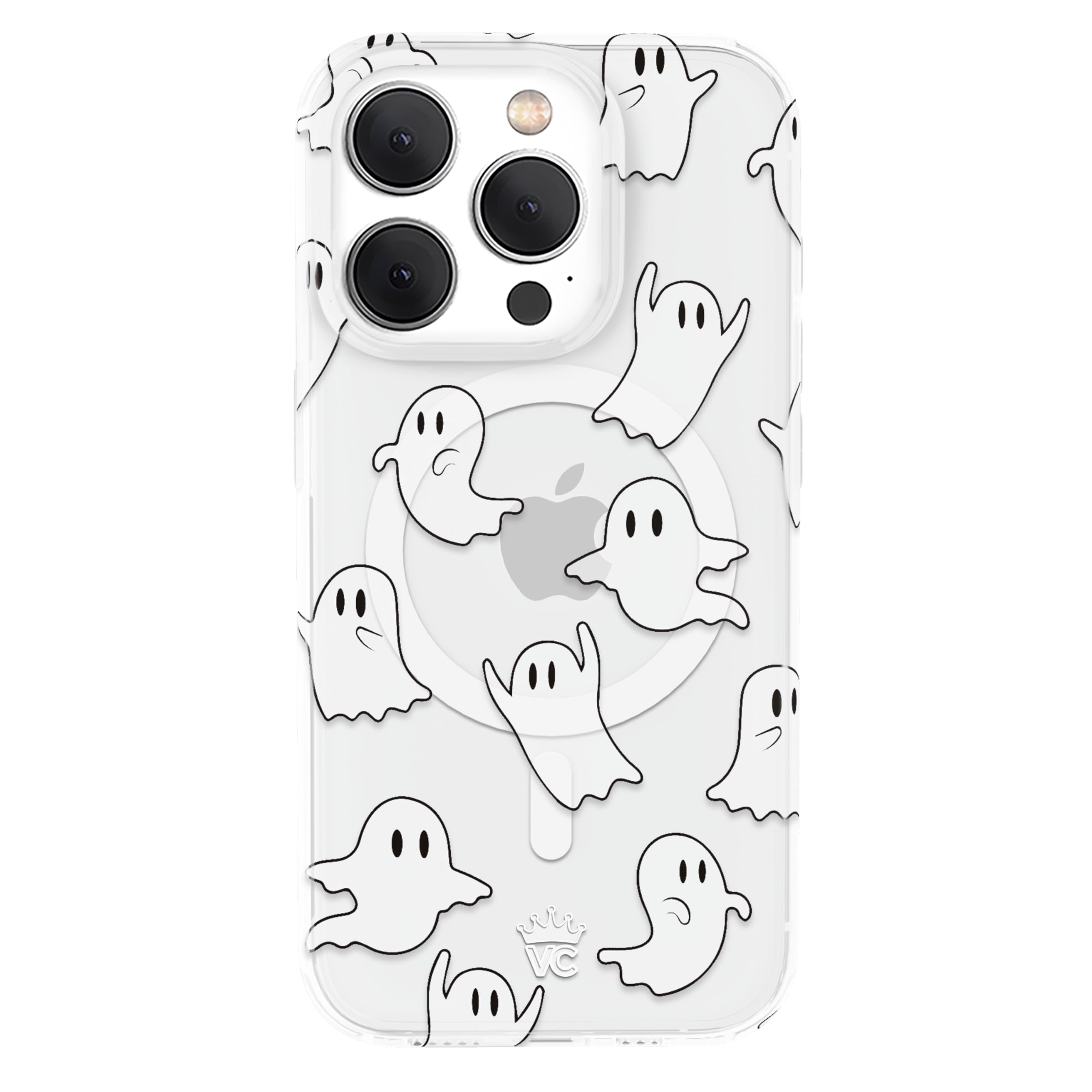 VELVET CAVIAR for iPhone 15 Pro Case Halloween Ghost   Compatible with MagSafe   10ft Drop Tested   Cute Fall Theme