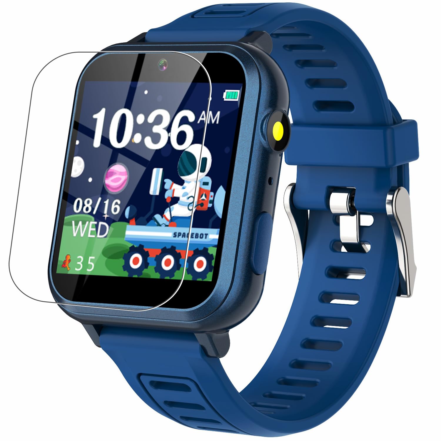 Wiszodet Kids Game Smart Watch, With 24 Games Hd Touchscreen Video Camera Music Player Pedometer Flashlight Alarm Clock Storyboo