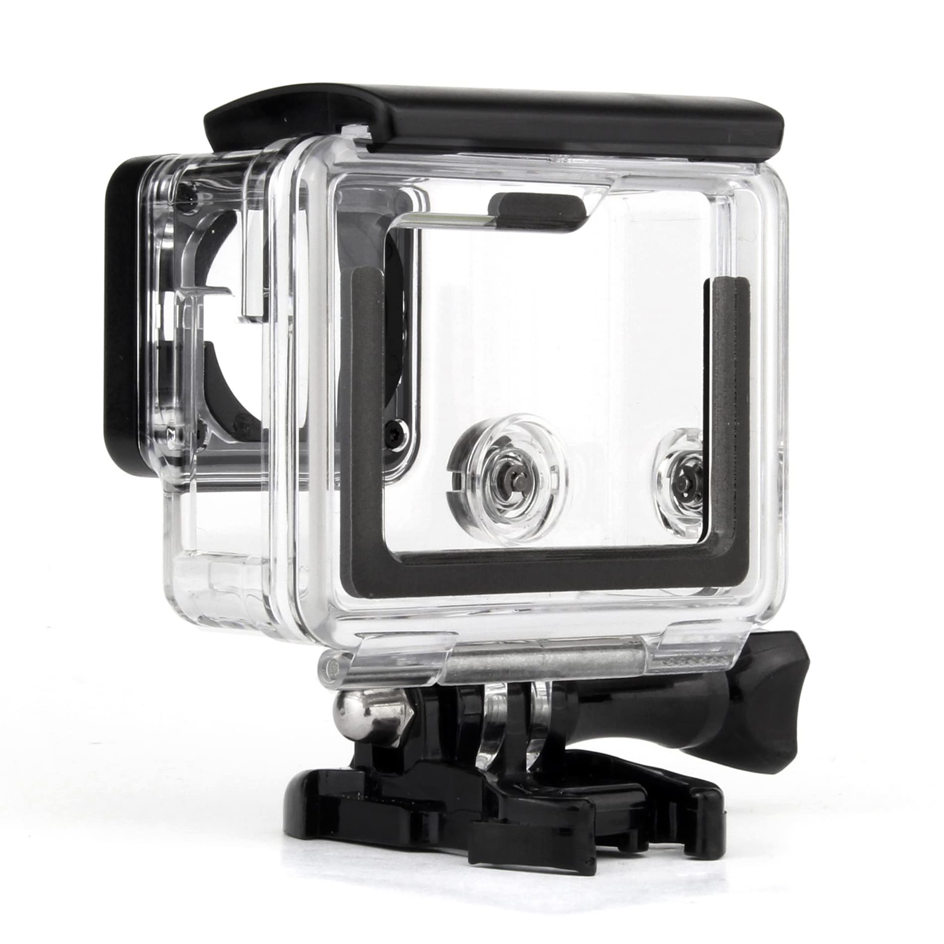 Soonsun Side Open Protective Skeleton Housing Case For Gopro Hero 4 Black, Hero 4 Silver, Hero 3+, Hero 3 Cameras   Lcd Screen T