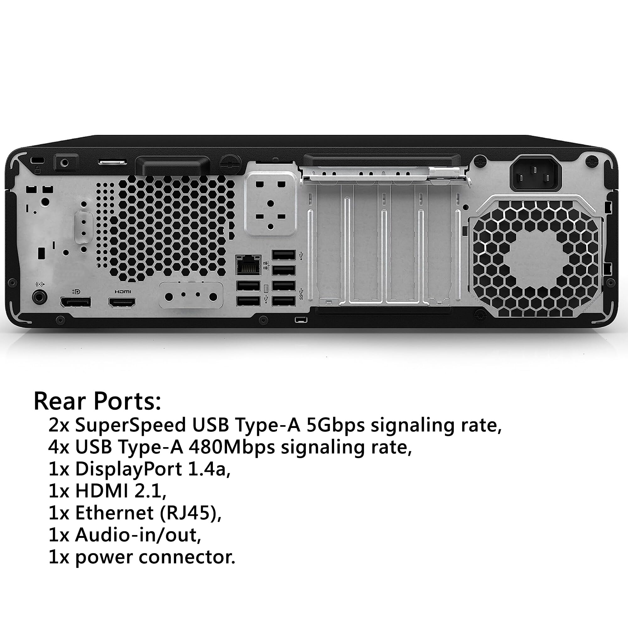 Hp Elite Sff 805 G9 Desktop Computer, 6-Core Amd Ryzen 5 8500G Processor, 32Gb Ddr5, 2Tb Ssd, 2-Monitor Ports (Display Port + Hd