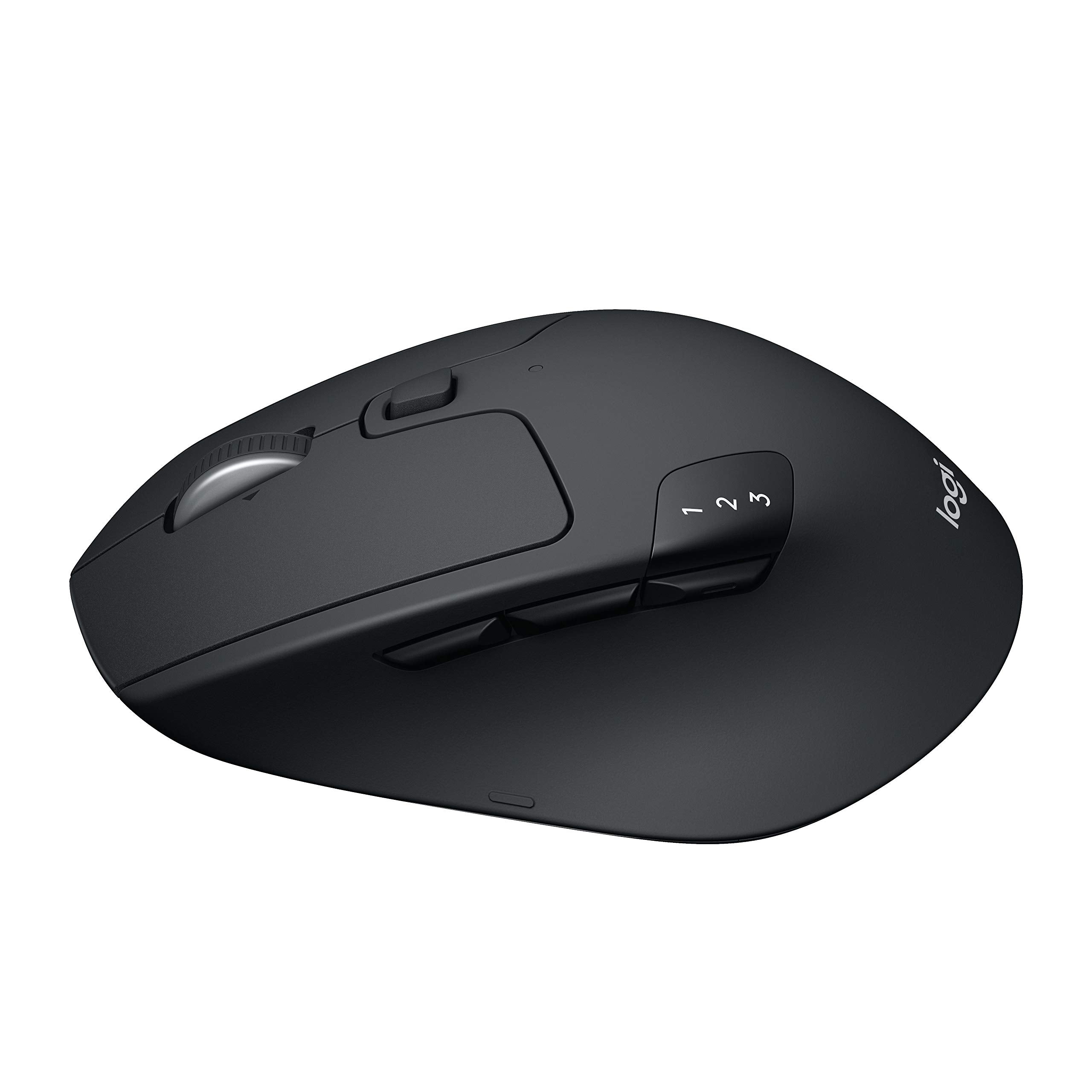 Logitech M720 Triathalon Multi-Device Wireless Mouse, Black