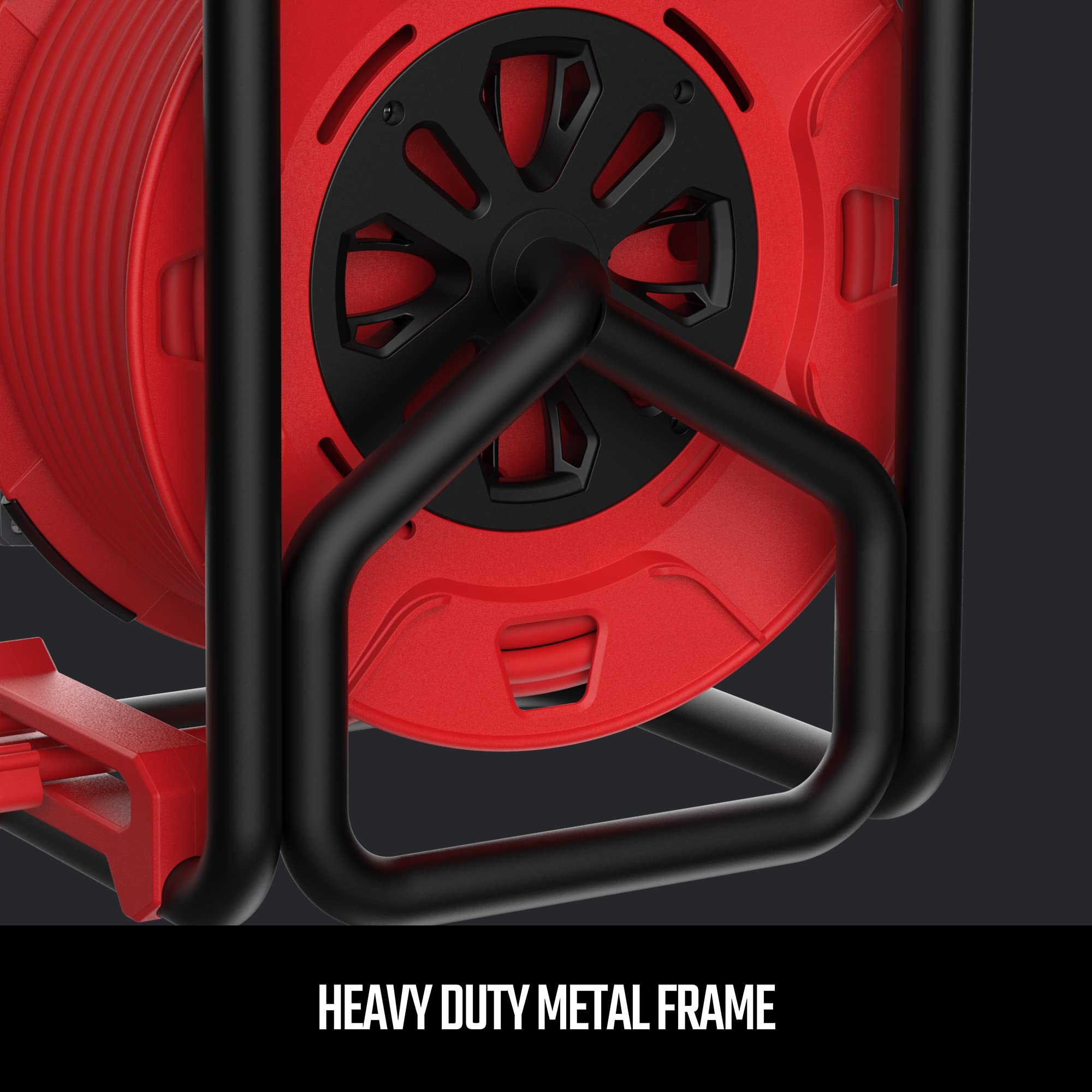 Craftsman Retractable Extension Cord Reel 75 Ft. With 4 Outlets & Heavy Duty 14Awg Sjtw Cable