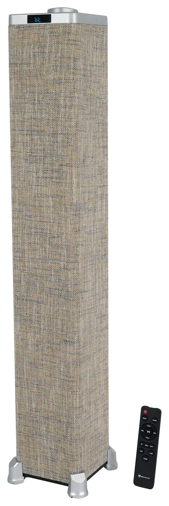 Rockville ONE-Tower BG All-in-One Bluetooth Speaker System+HDMI/Optical/RCA