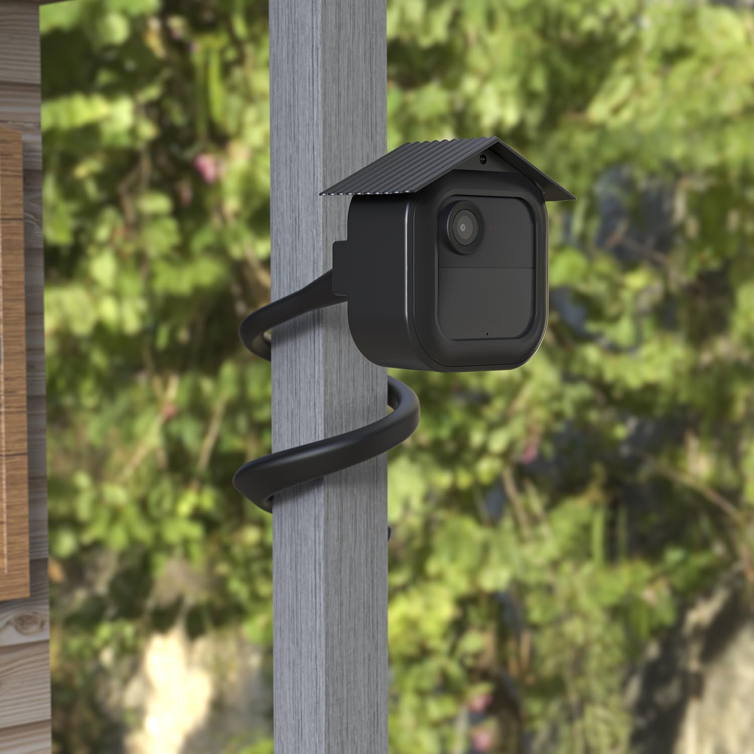 Holicfun Flexible Twist Mount And Weatherproof Cover For Blink Outdoor 4 (4Th Gen) Camera - Black, 2 Pack