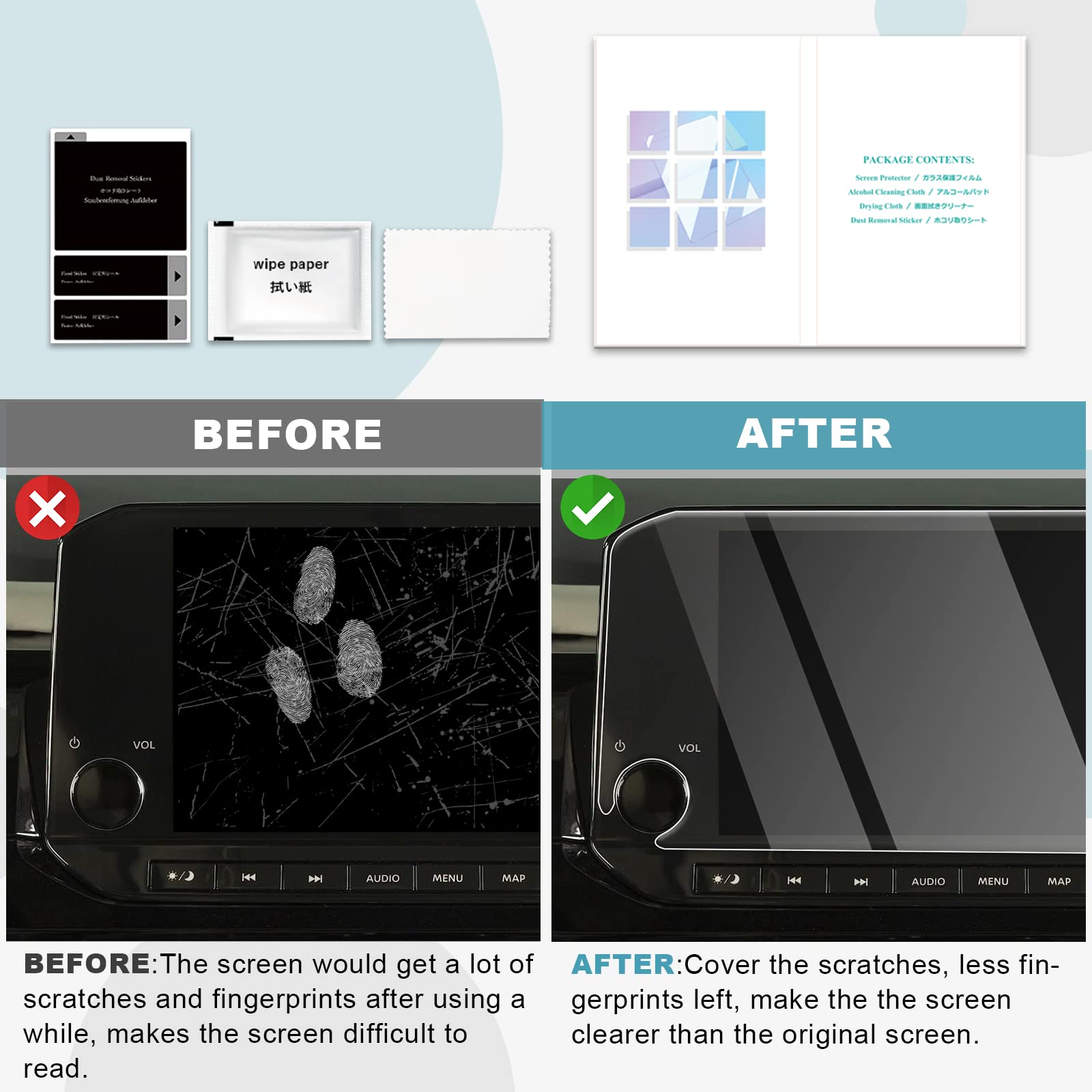 Cdefg 2023 Rogue Platinum 9' Screen Protector For 2021 2022 2023 Rogue Platinum 9 Inch Color Display Tempered Glass Screen Protector Foils Screen Guard(Rogue Platinum 9 Inch)