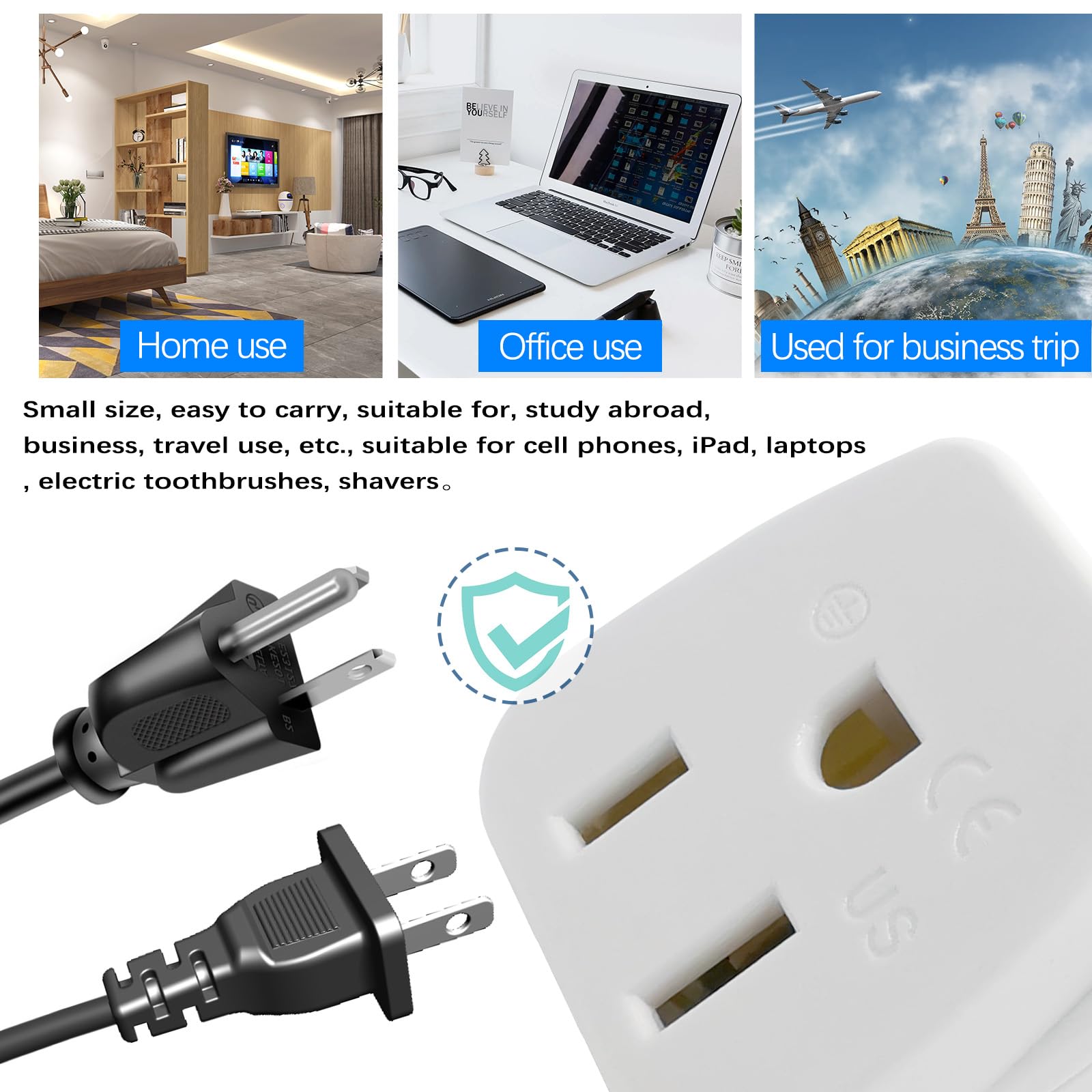 Us To South Africa Power Adapter, South Africa Travel Plug Xgjuce South Africa Plug Adapter For South Africa Type M Plug Adaptor