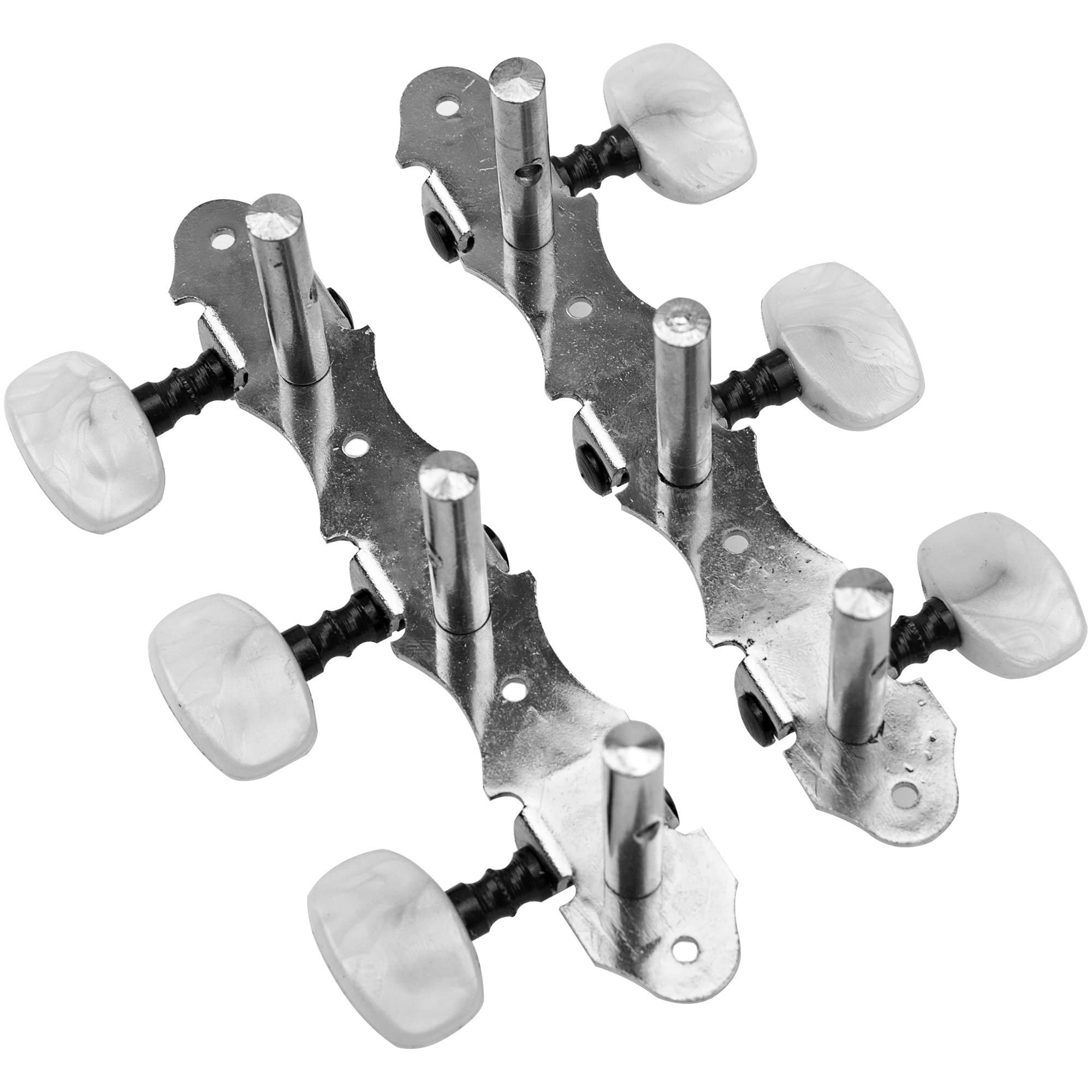 Yootones Classical Guitar String Tuning Peg Tuners Machine Heads Tuning Keys Pegs 3L3R 1:14 Compatible With Classical Guitar