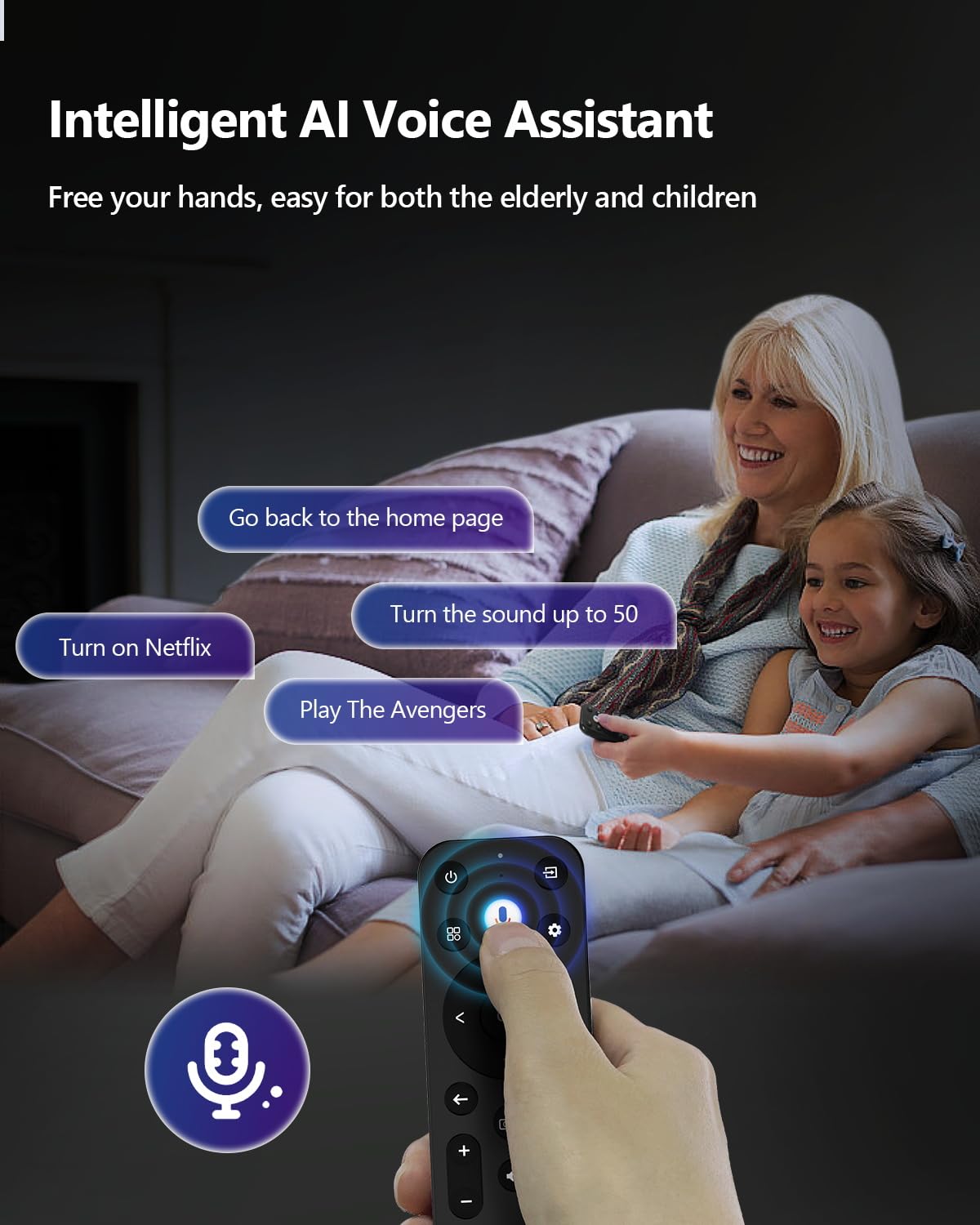 Smart Auto Focus Projector 4K Wifi Bluetooth With Netflix Certified Dolby Audio Voice Remote Android Tv 11 Portable Led 4K Full