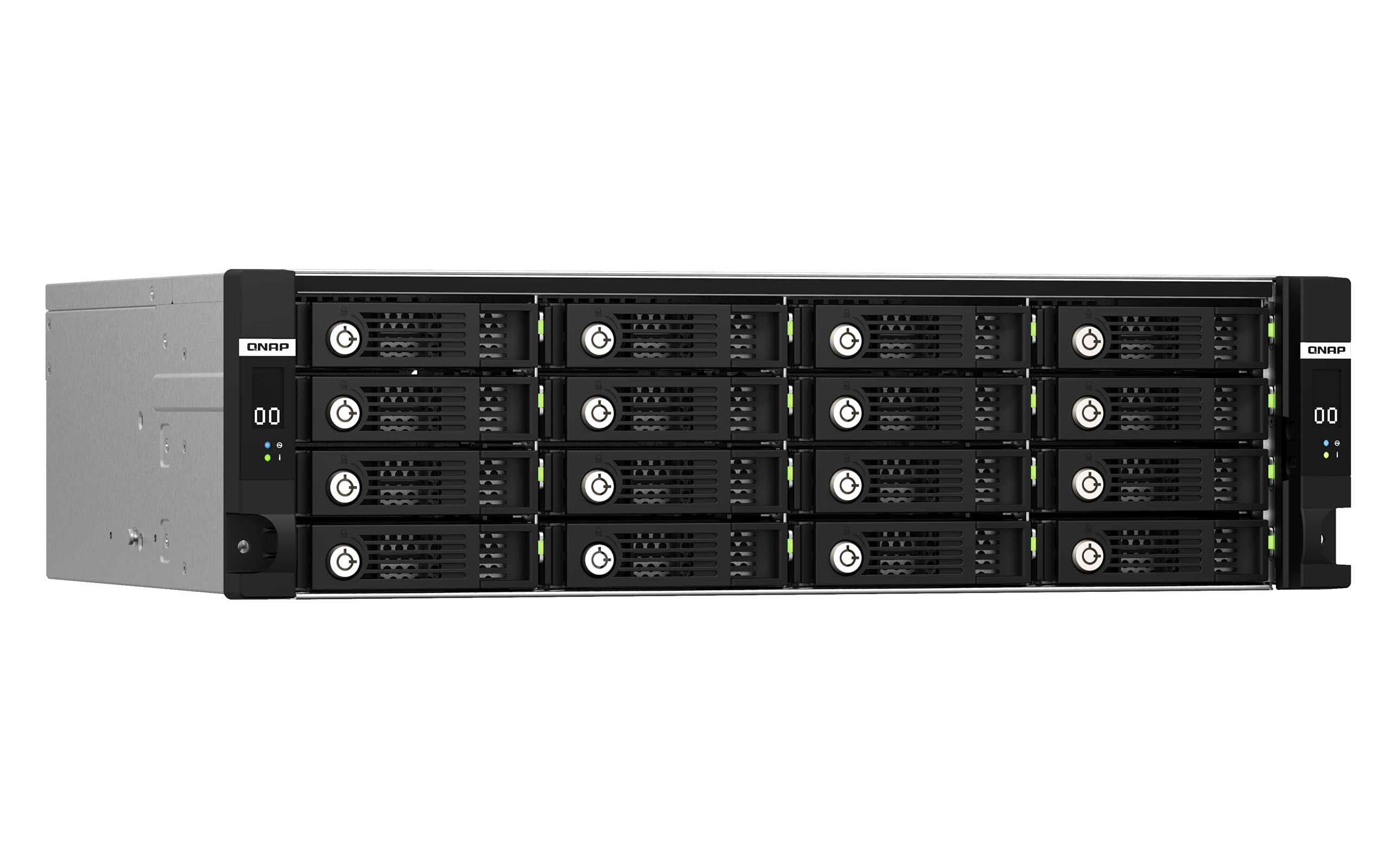 Qnap Tl R1620Sdc Us 16 Bay 3U Rackmount Dual Controller Sas 12Gb/S Jbod Expansion Enclosure (Diskless)