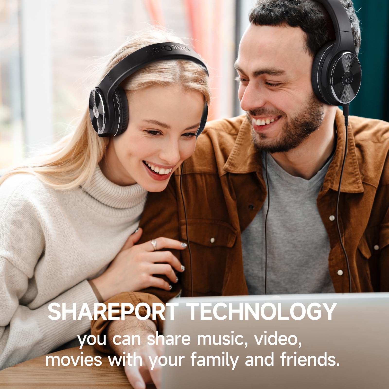 Oneodio Wired Headphones   Over Ear Headphones With Noise Isolation Dual Jack Professional Studio Monitor & Mixing Recording Hea