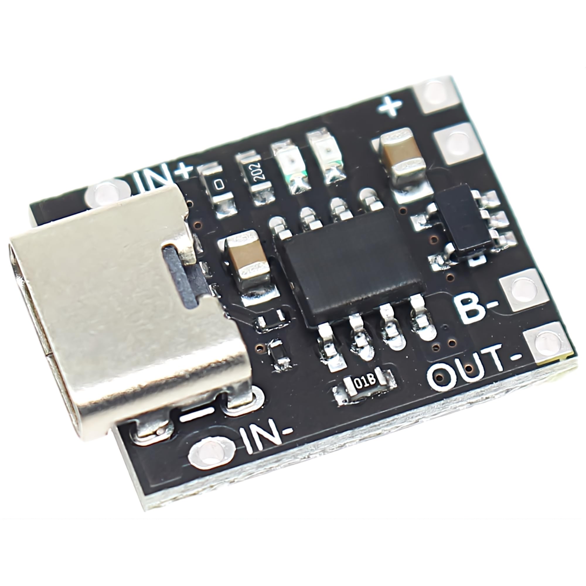 Jacobsparts Smallest Usb Type C 3.7V Lithium Battery Charger Board 4.2V Charging Module With Protection Circuit And Led Charge I