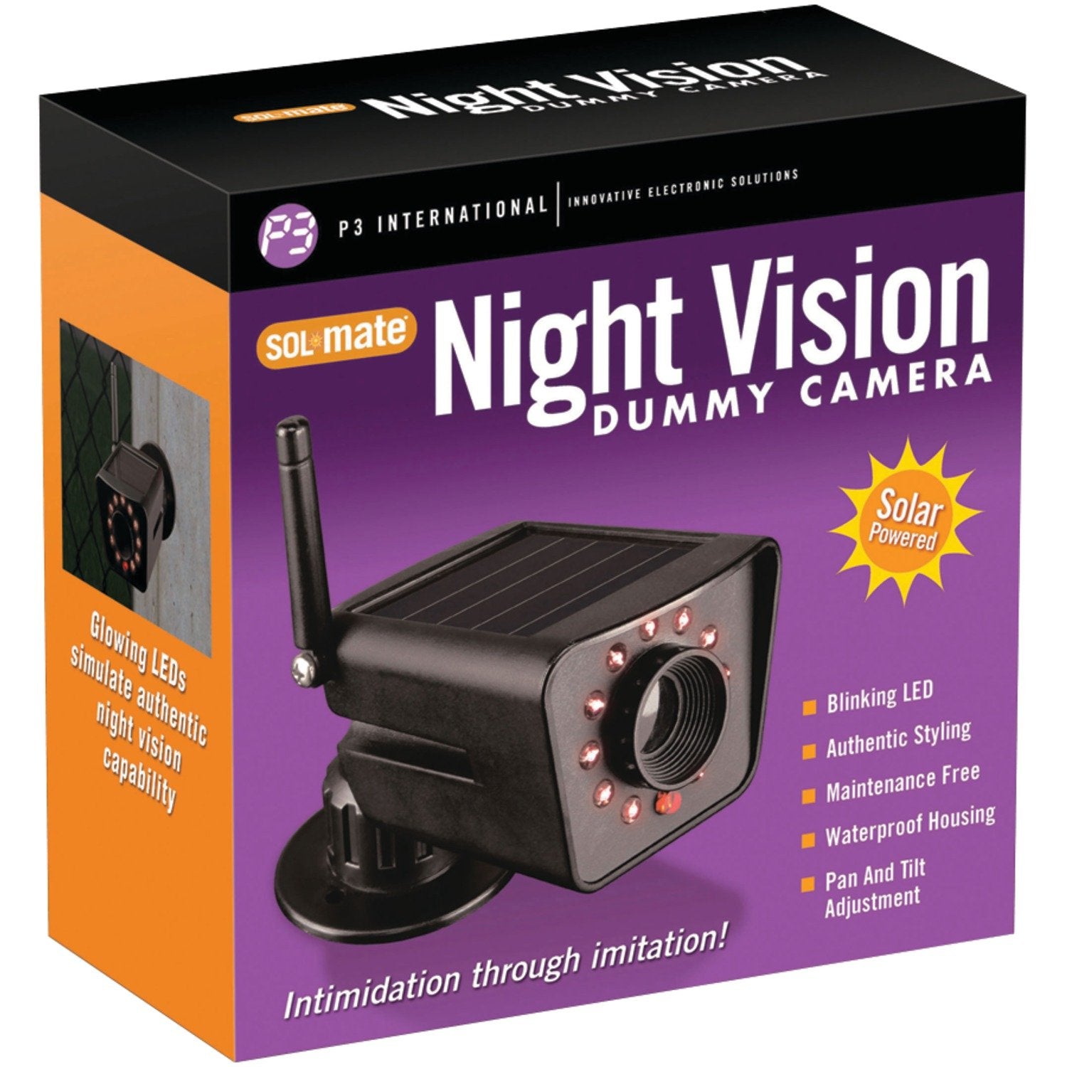 P3 P8320 Sol Mate Night Vision Dummy Camera (Black)