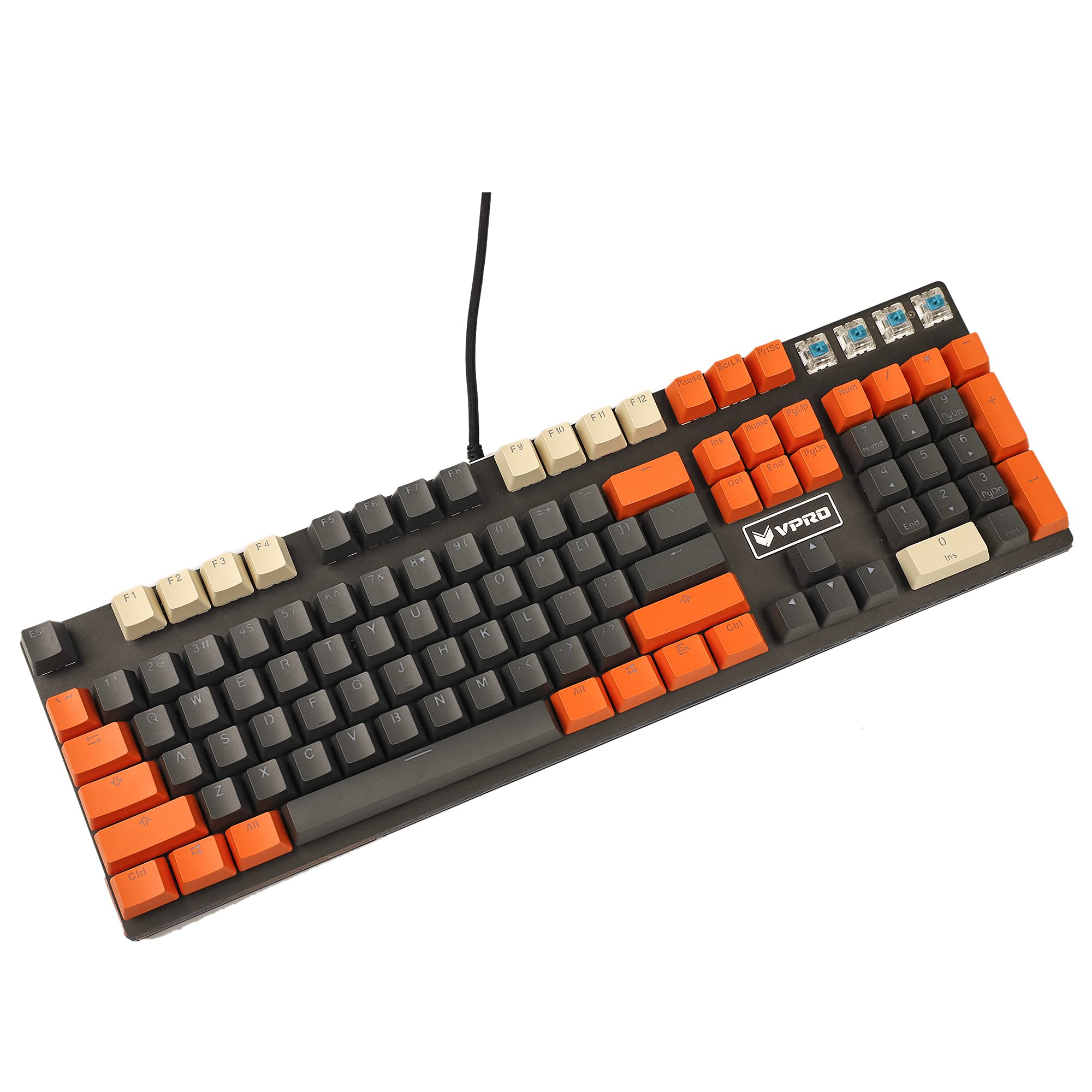 Ymdk Carbon Miami Pbt Double Shot Shine Through Ansi Backlit Keycaps For Mx Mechanical Keyboard Melody 96 Kbd75 68 61 87 104(Only Keycap) (Reversed Carbon)