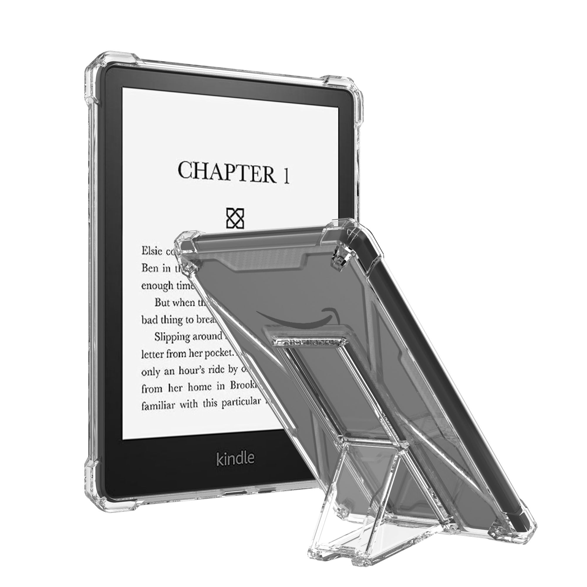 Sffine Clear Case Compatible For 6 Kindle Paperwhite (10Th Generation,2018 Release),Scratchproof Thin Slim Soft Tpu Gel Silicone